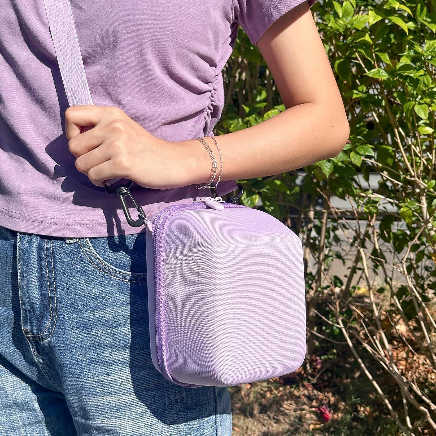 Funda Protectora CAIYOULE para Cámara Polaroid Now y Flip - Púrpura