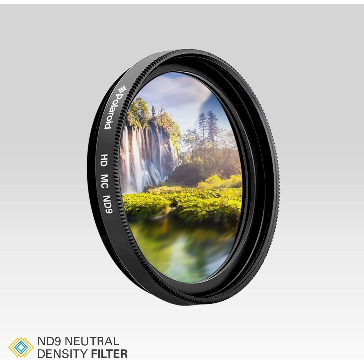 Filtro de Densidad Neutra Polaroid 55mm ND 0.9 para Cámaras