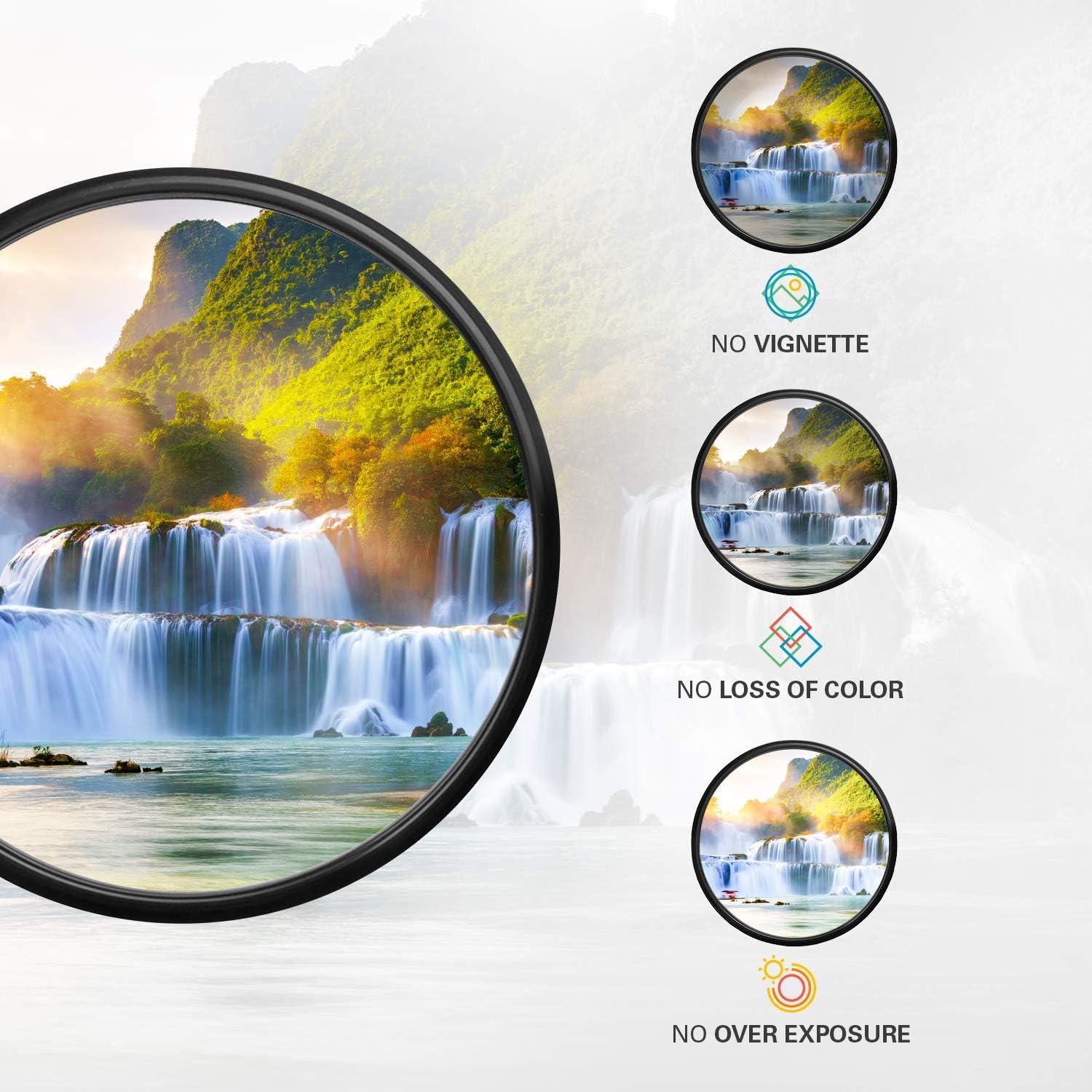 Filtro de Densidad Neutra Polaroid 55mm ND 0.9 para Cámaras