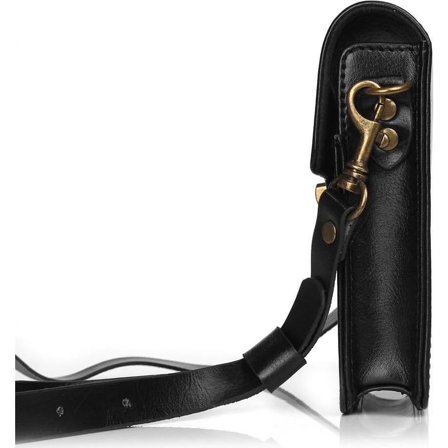 Funda de Cuero Genuino Polaroid Socialmatic - Negra