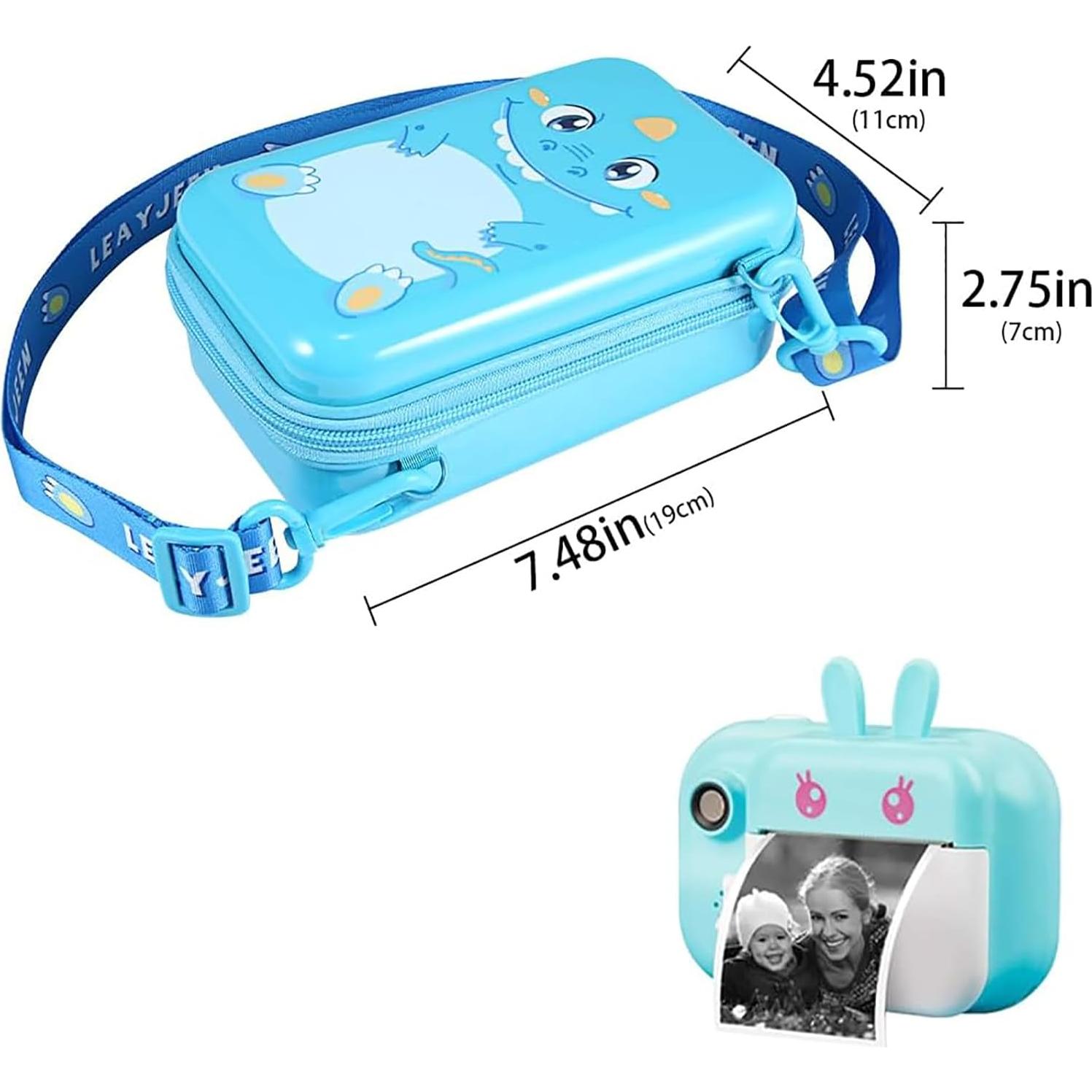 Funda de cámara Leayjeen para VTech KidiZoom Printcam - Azul