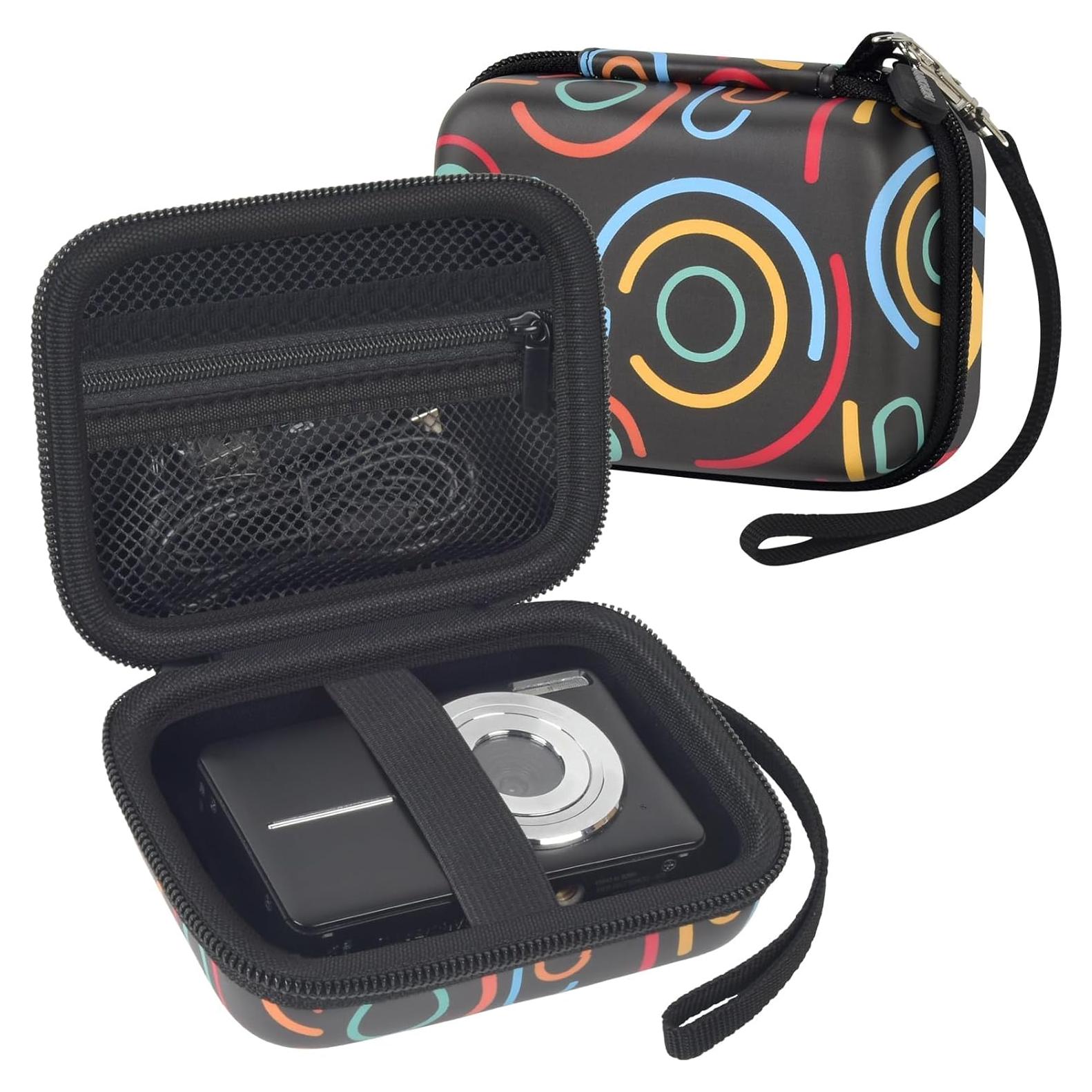 Funda de cámara digital ANKHOH negra para cámaras pequeñas