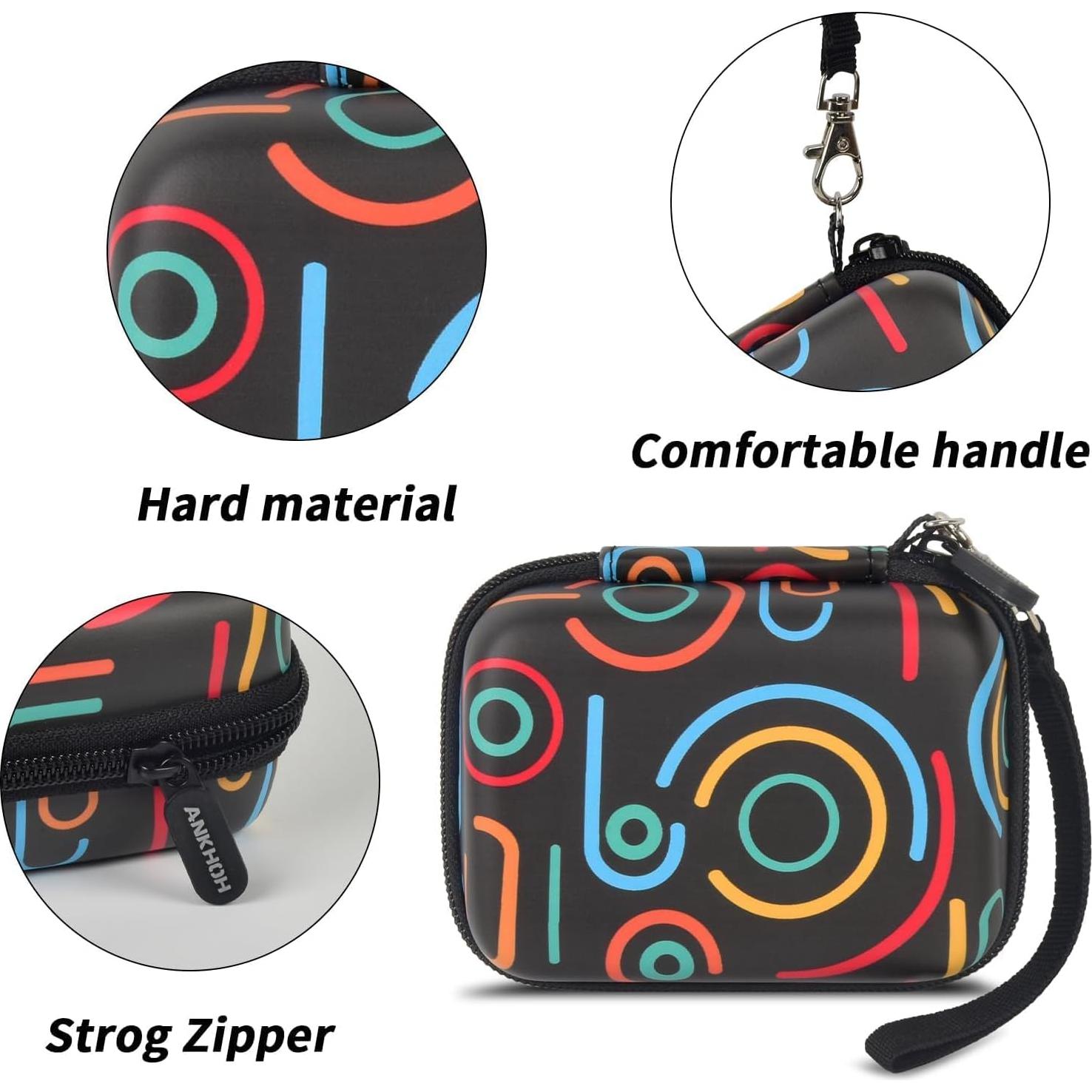 Funda de cámara digital ANKHOH negra para cámaras pequeñas