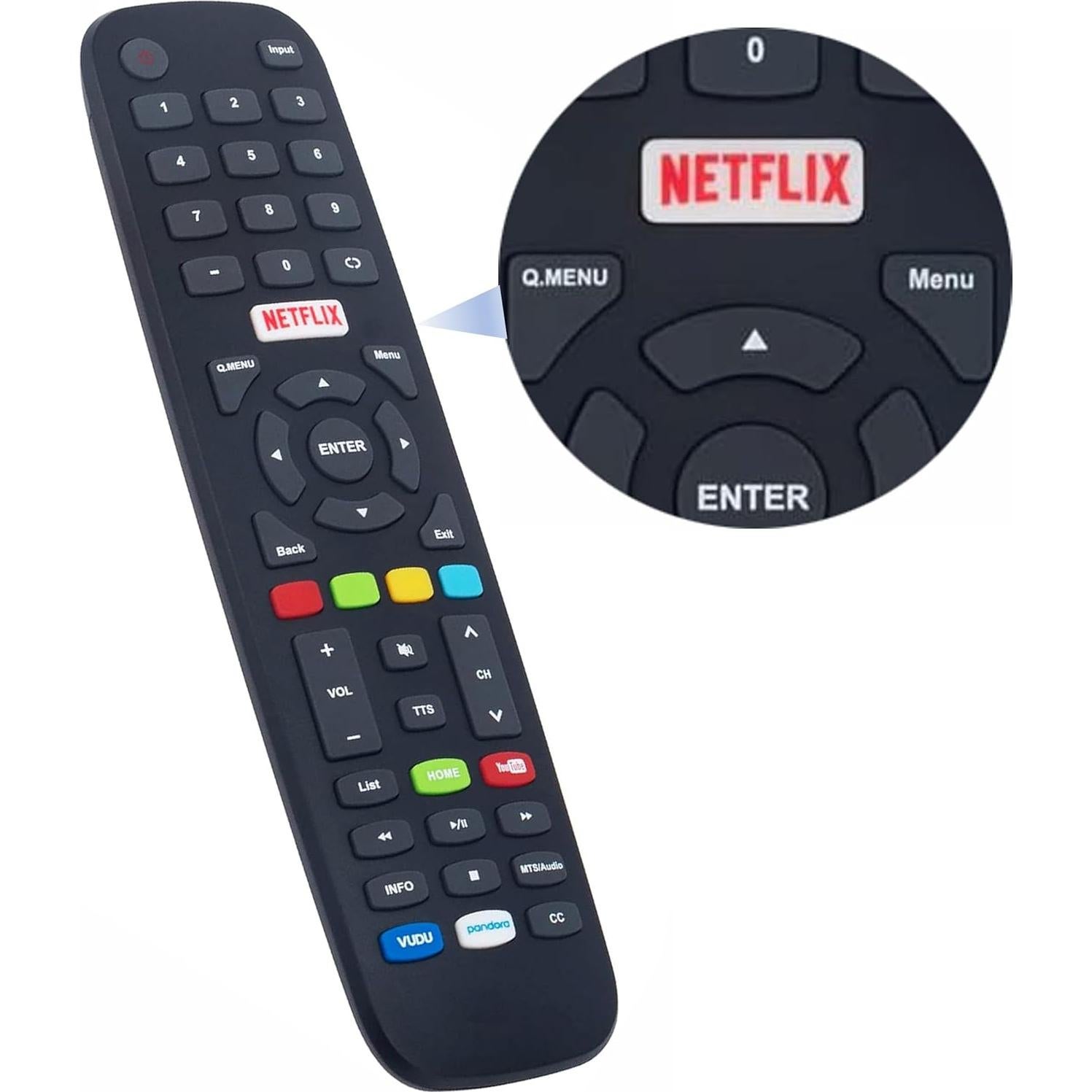 Control Remoto Universal Polaroid para TV LED LCD 4K UHD