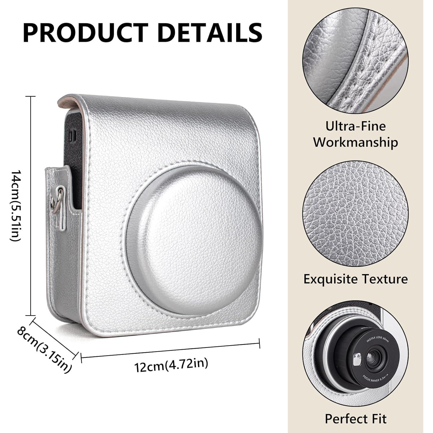 Funda Protectora HIYQIN para Fujifilm Instax Mini 40 - Plata
