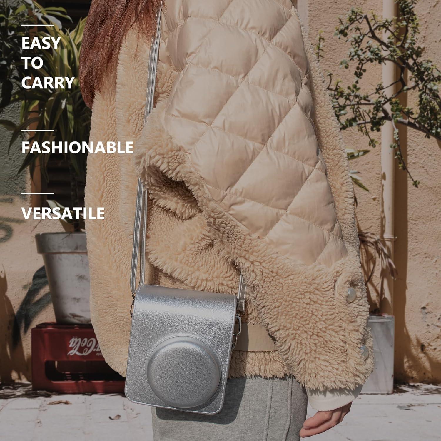 Funda Protectora HIYQIN para Fujifilm Instax Mini 40 - Plata