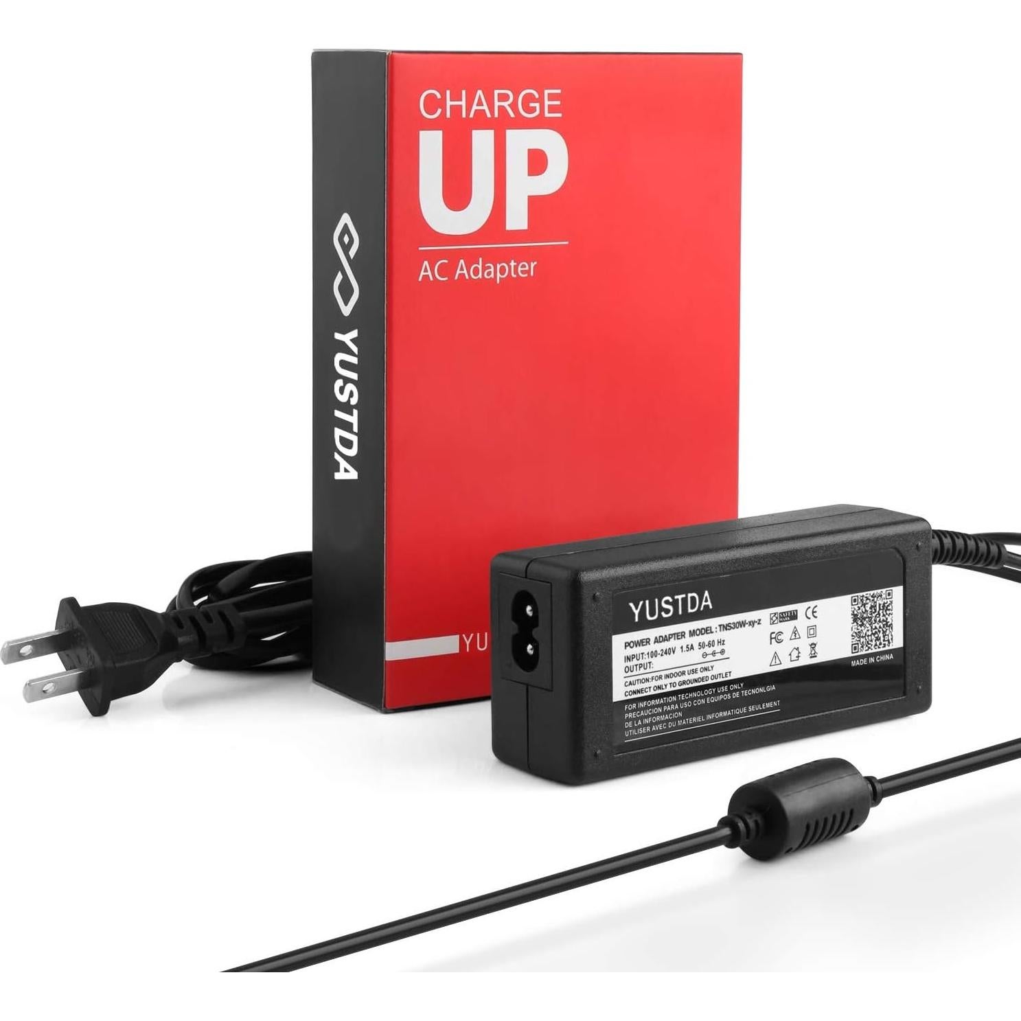 Adaptador AC/DC YUSTDA 12V para DVD Polaroid PDV-0700