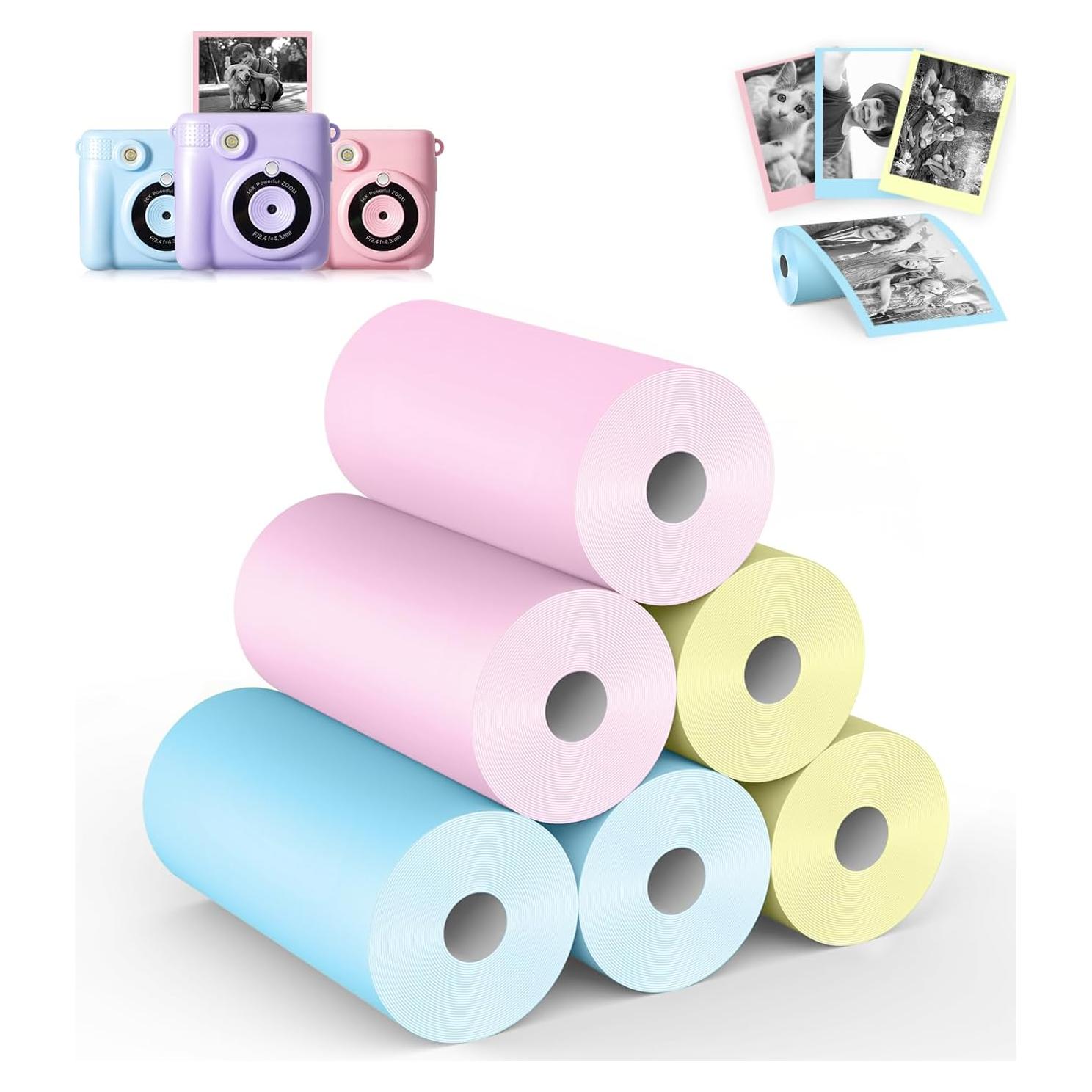 Set de papel de recarga Phetium para cámara instantánea - 6 rollos