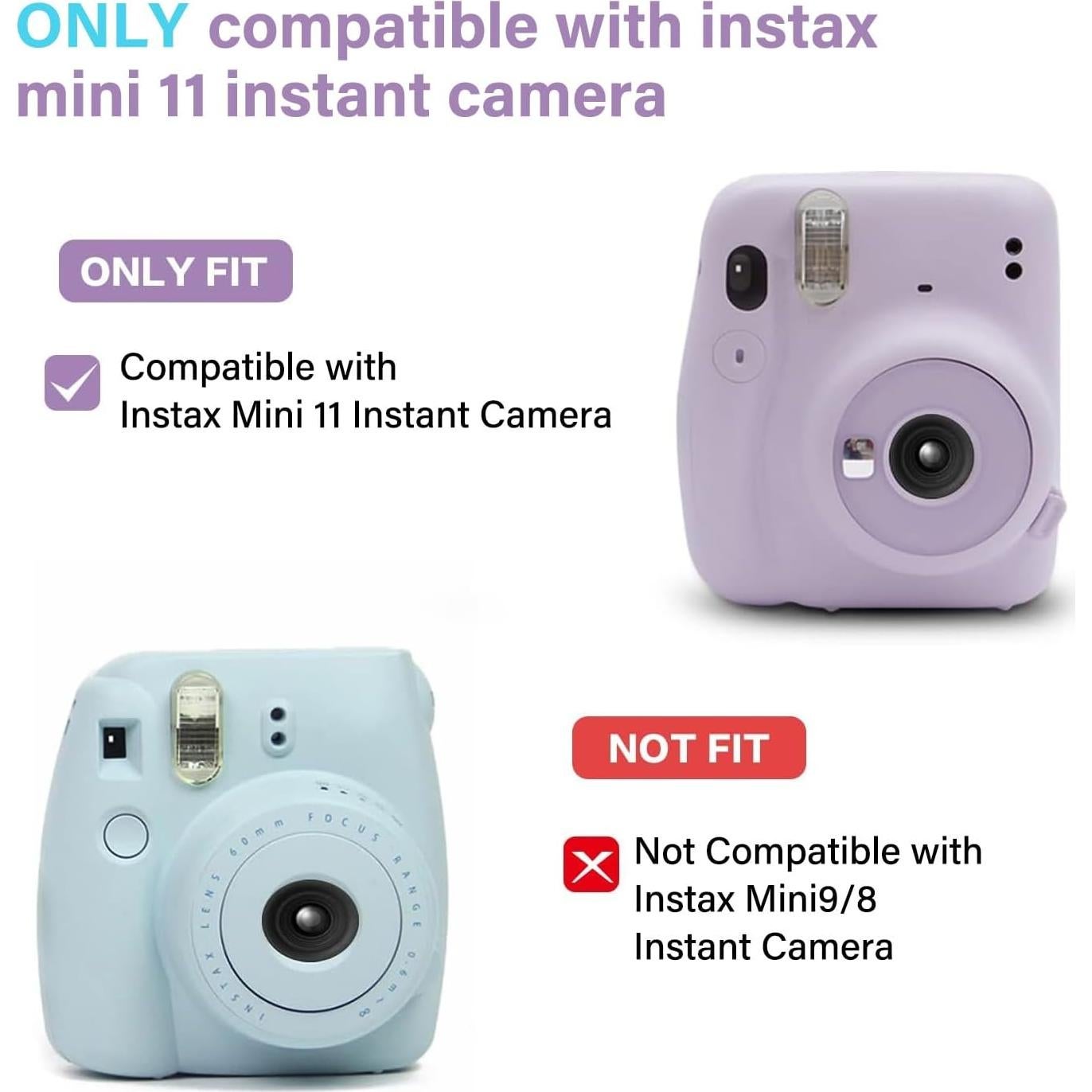 Funda Protectora MOSISO para Cámara Instax Mini 11 Rosa