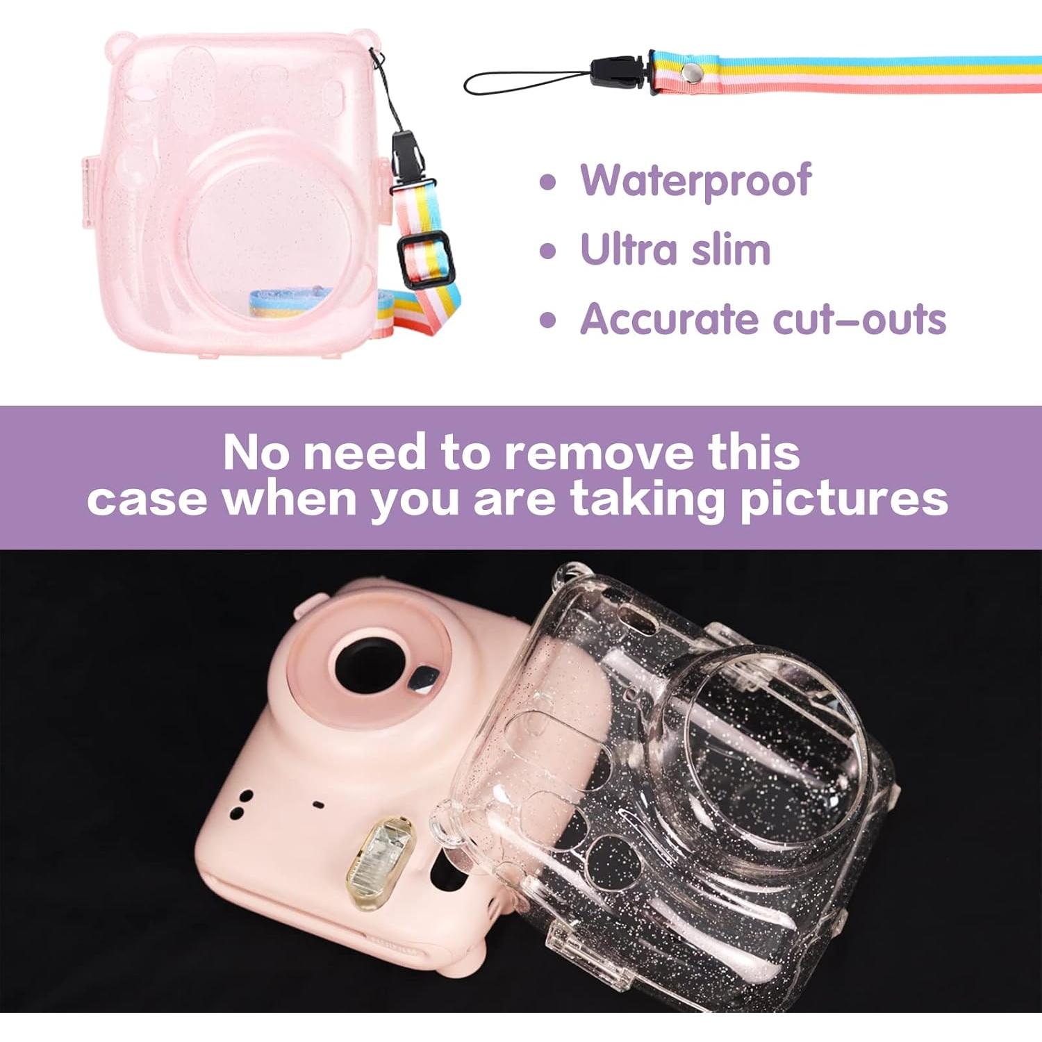 Funda Protectora MOSISO para Cámara Instax Mini 11 Rosa