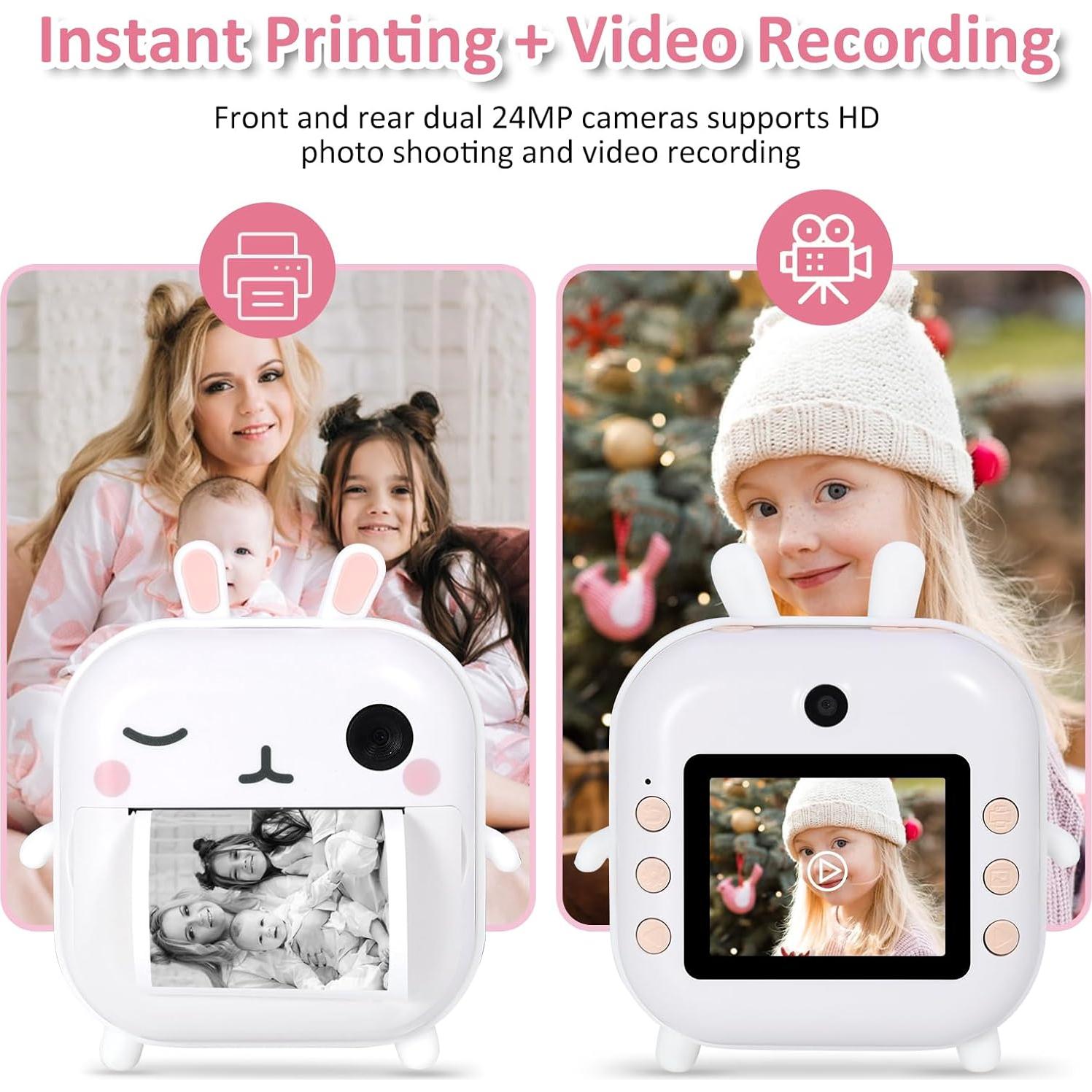 Cámara Instantánea AURTEC M2 para Niños 48MP Video HD