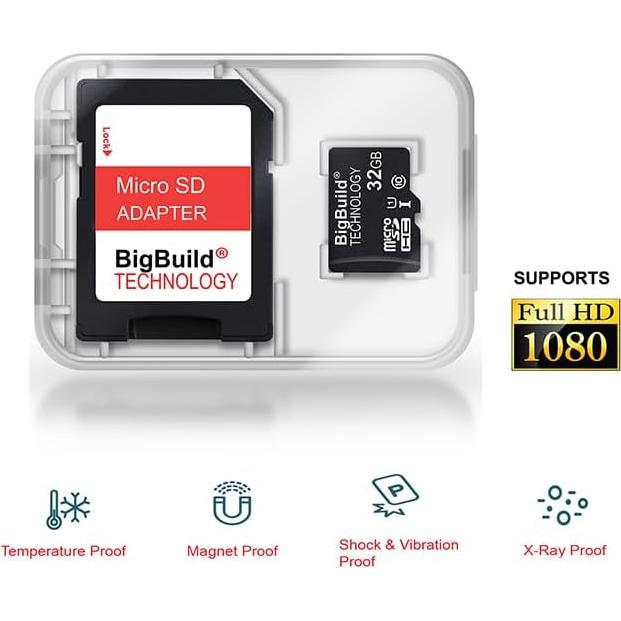 Tarjeta de Memoria microSDHC 32GB 80MB/s BigBuild para VTECH