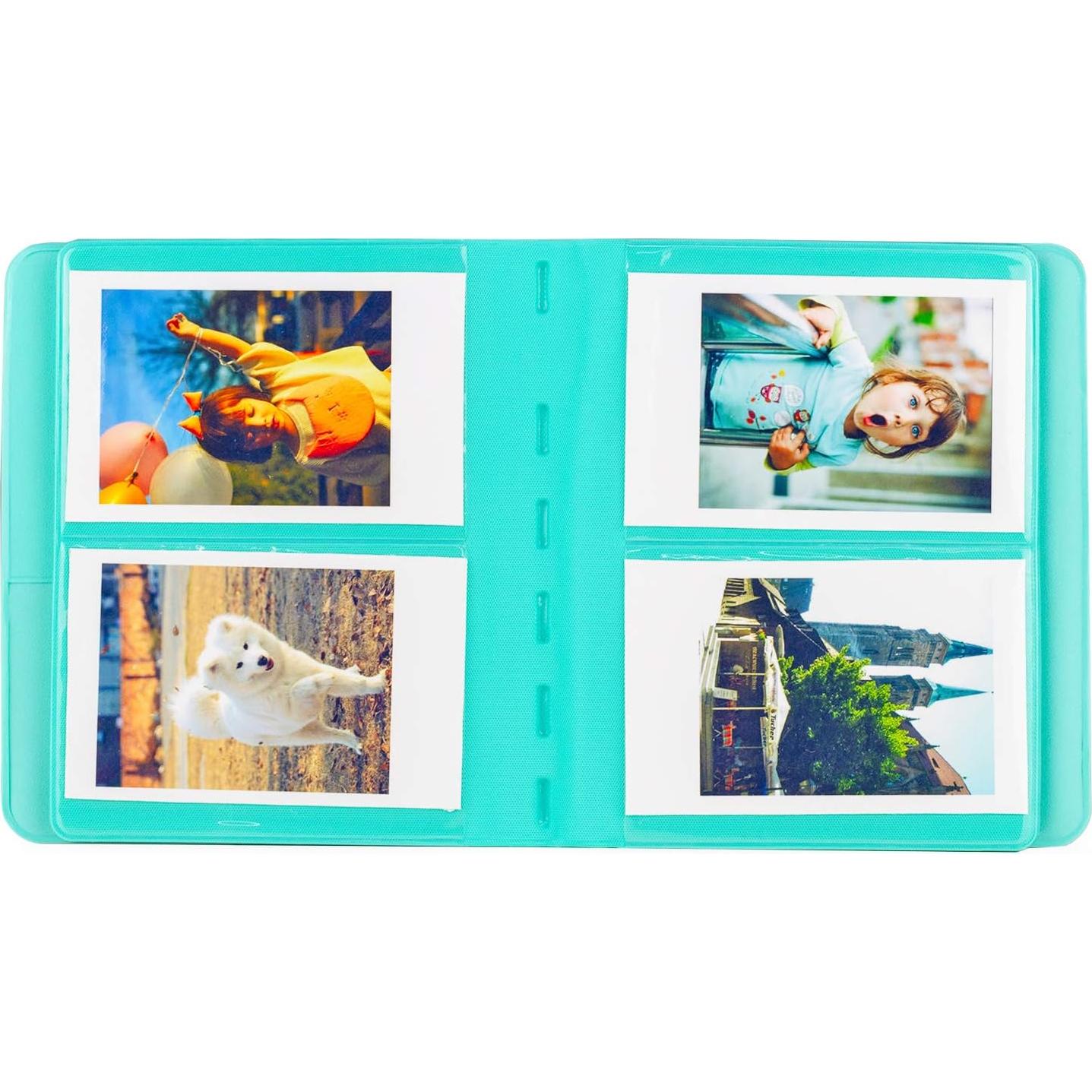 Álbum de Fotos Ablus 64 Bolsillos Menta para Fujifilm y Polaroid
