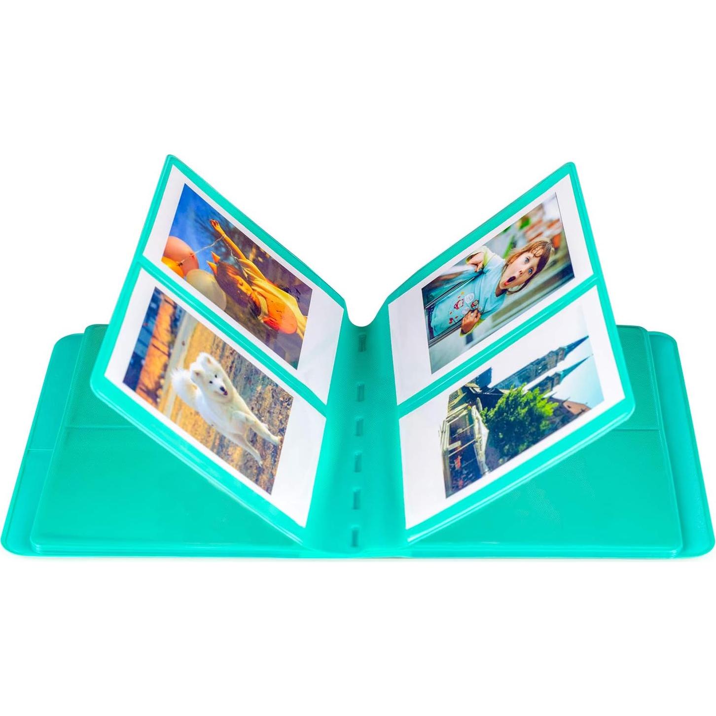 Álbum de Fotos Ablus 64 Bolsillos Menta para Fujifilm y Polaroid