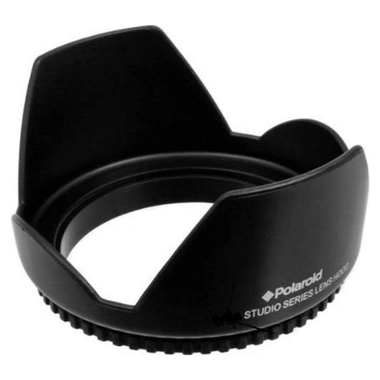Capucha de Lente Polaroid 62mm con Bisel Escallopado