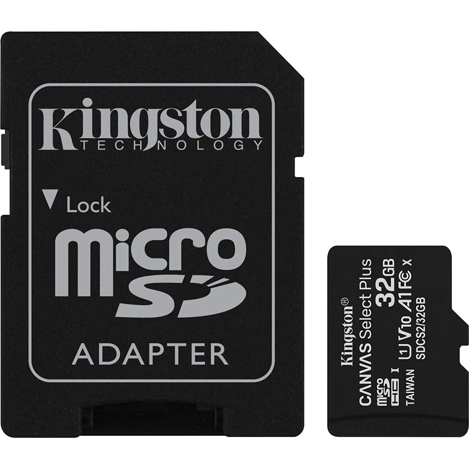 Tarjeta de Memoria Polaroid 32GB microSDHC con Adaptador SD