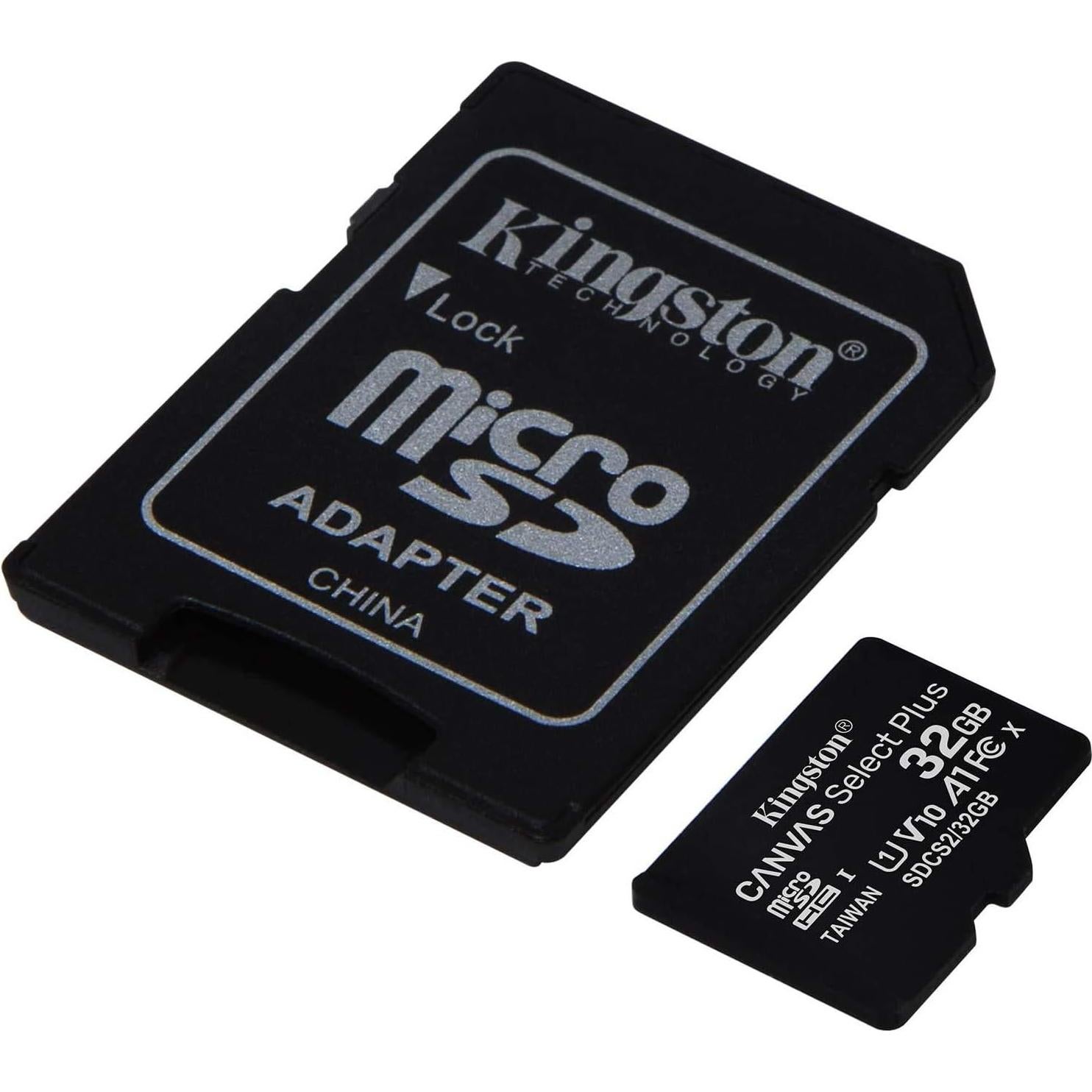 Tarjeta de Memoria Polaroid 32GB microSDHC con Adaptador SD