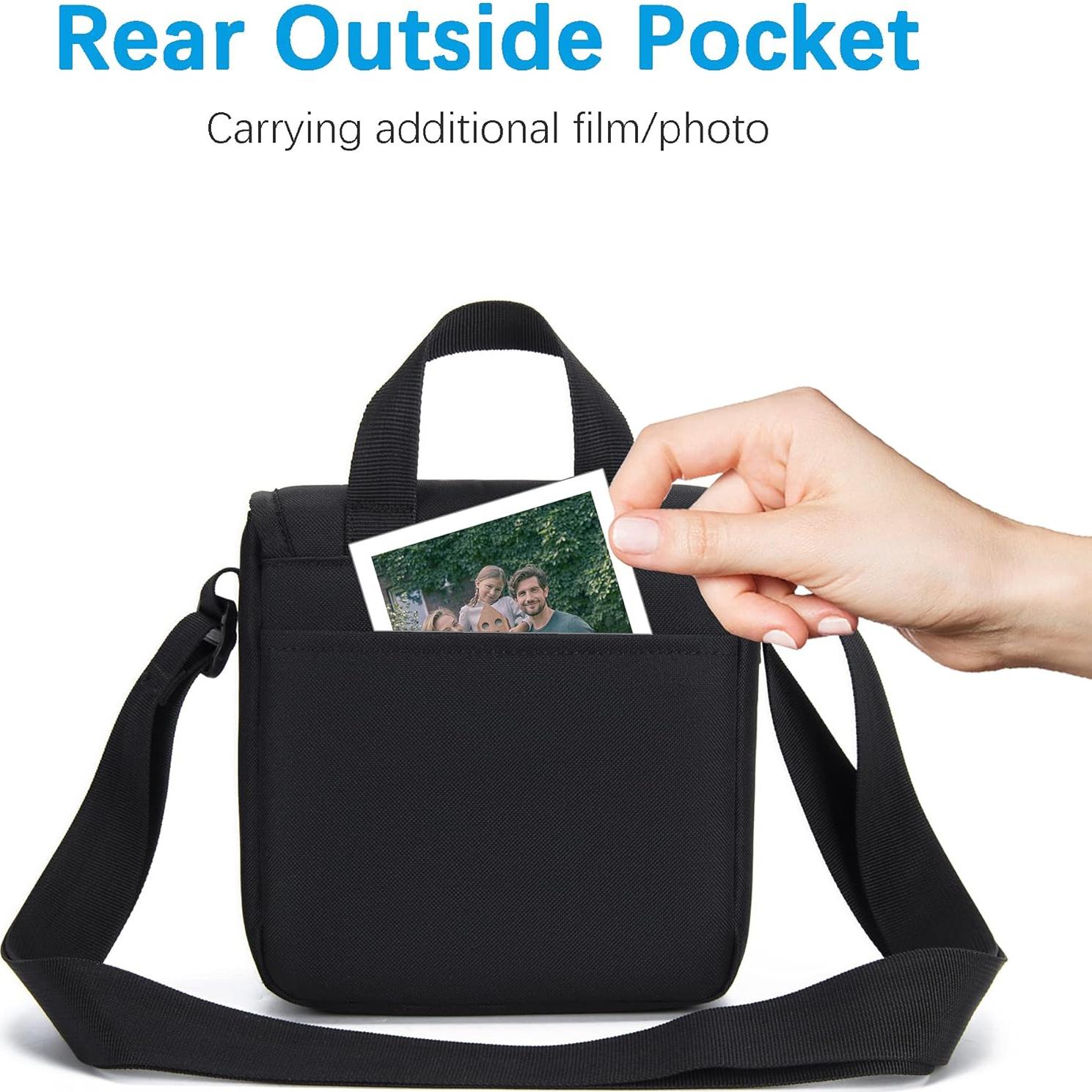 Bolsa de Cámara Cwatcun para Polaroid Now I-Type Negra