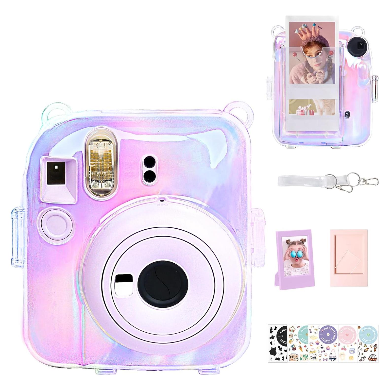 Funda Protectora Transparente WOGOZAN para Fujifilm Instax Mini 12