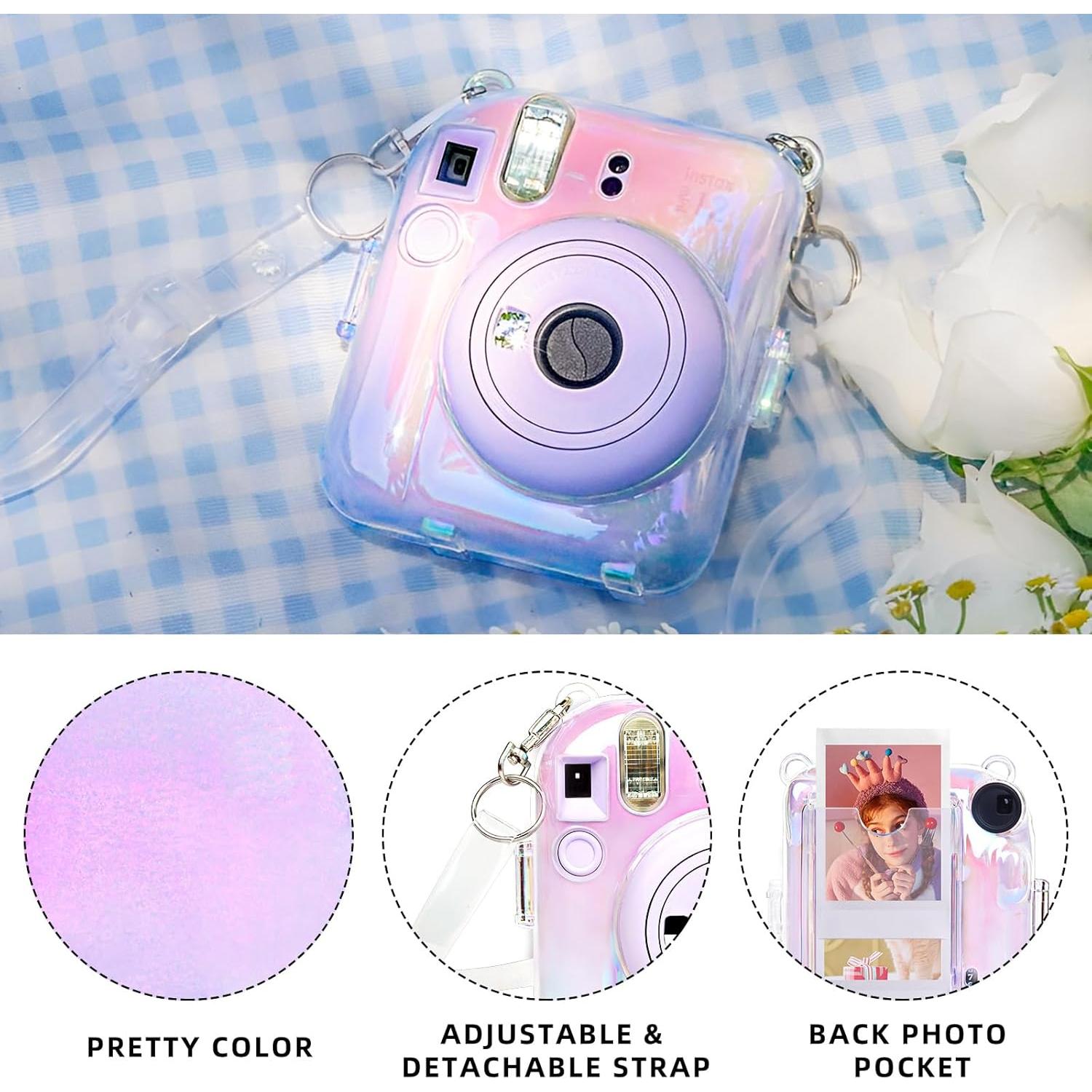 Funda Protectora Transparente WOGOZAN para Fujifilm Instax Mini 12