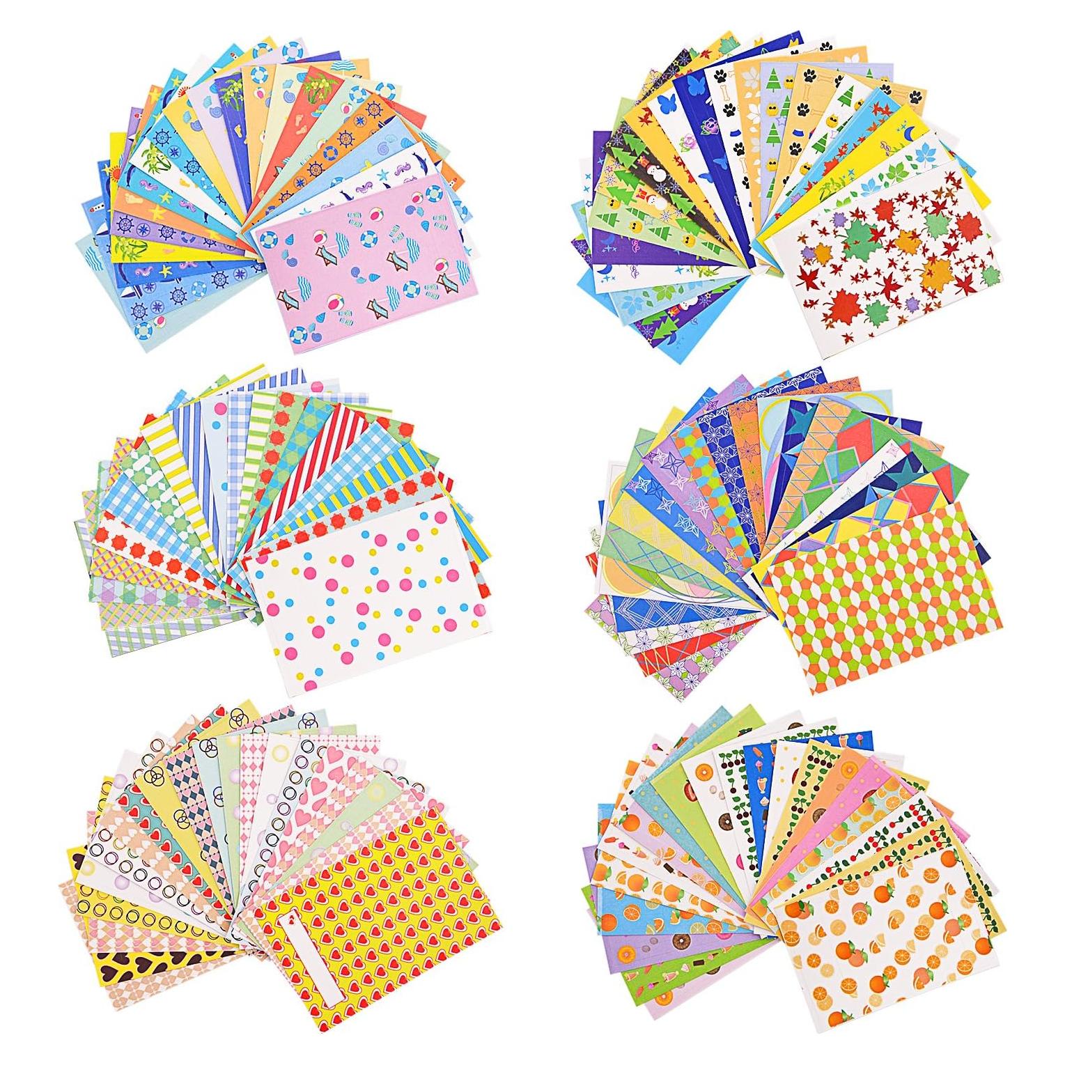 120 Hojas de Pegatinas Coloridas Sunmns para Fotos Instax Mini