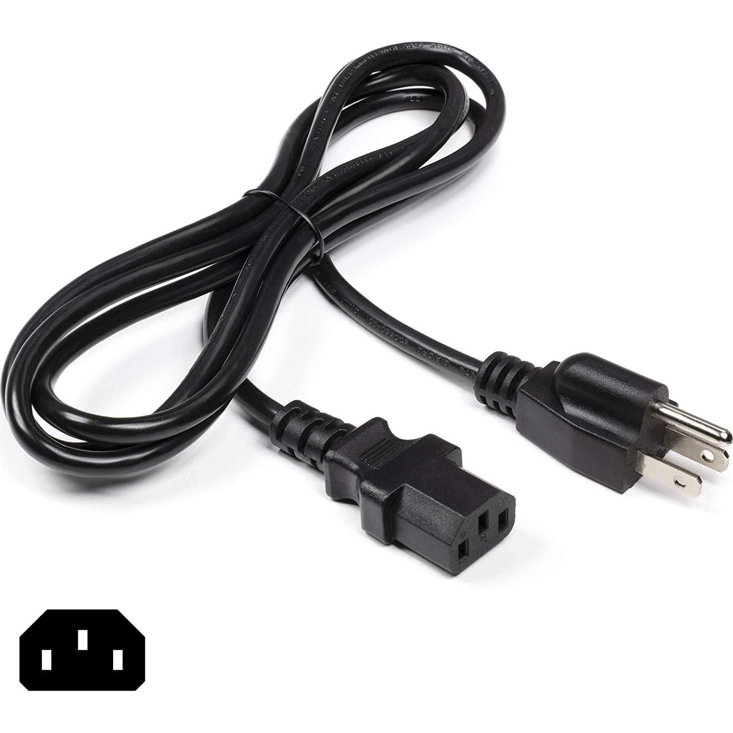 Cable de Alimentación CA Guy-Tech 18 AWG 3 Clavijas 1.8m