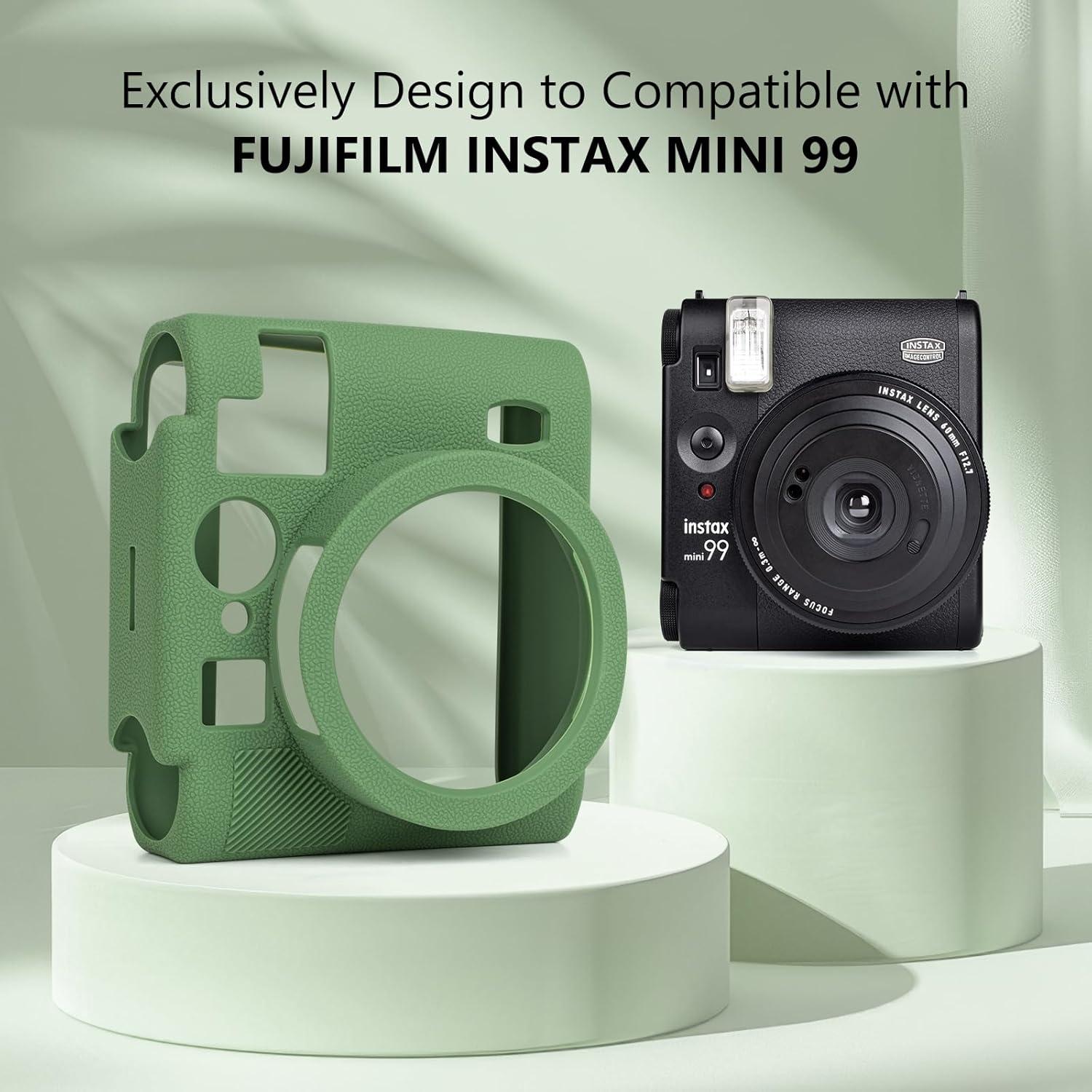 Funda de silicona para cámara Fujifilm Instax Mini 99 - Verde intenso