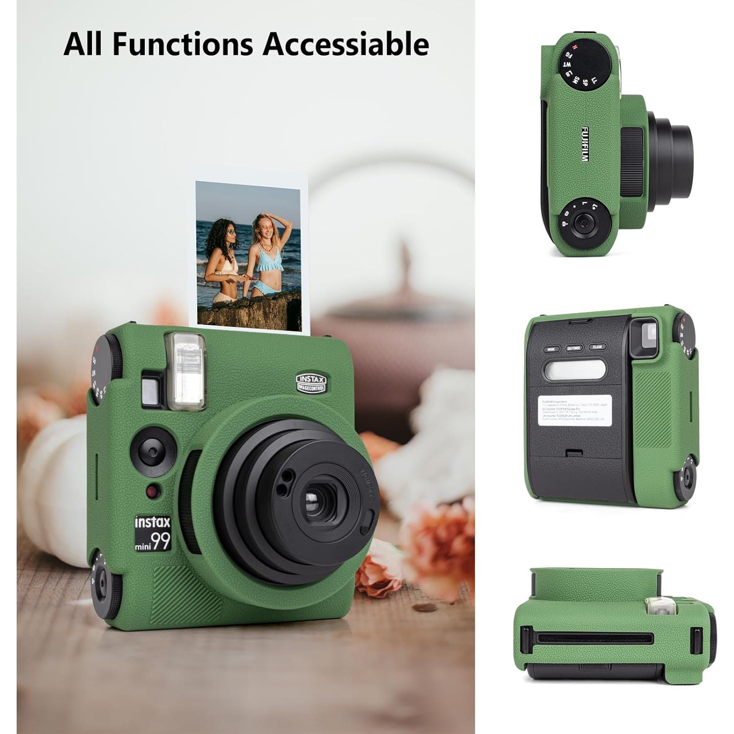 Funda de silicona para cámara Fujifilm Instax Mini 99 - Verde intenso