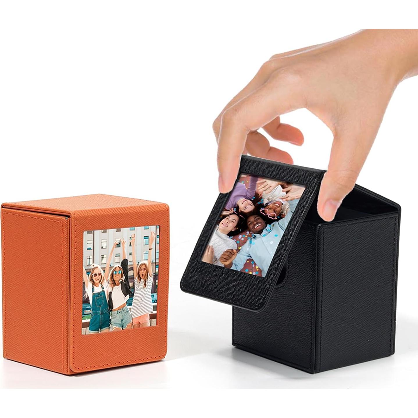 Funda para fotos cuadradas Instax Square HIYQIN Marrón Retro