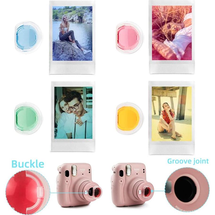 Kit de Accesorios CAIYOULE para Cámara Fujifilm Instax Mini 11