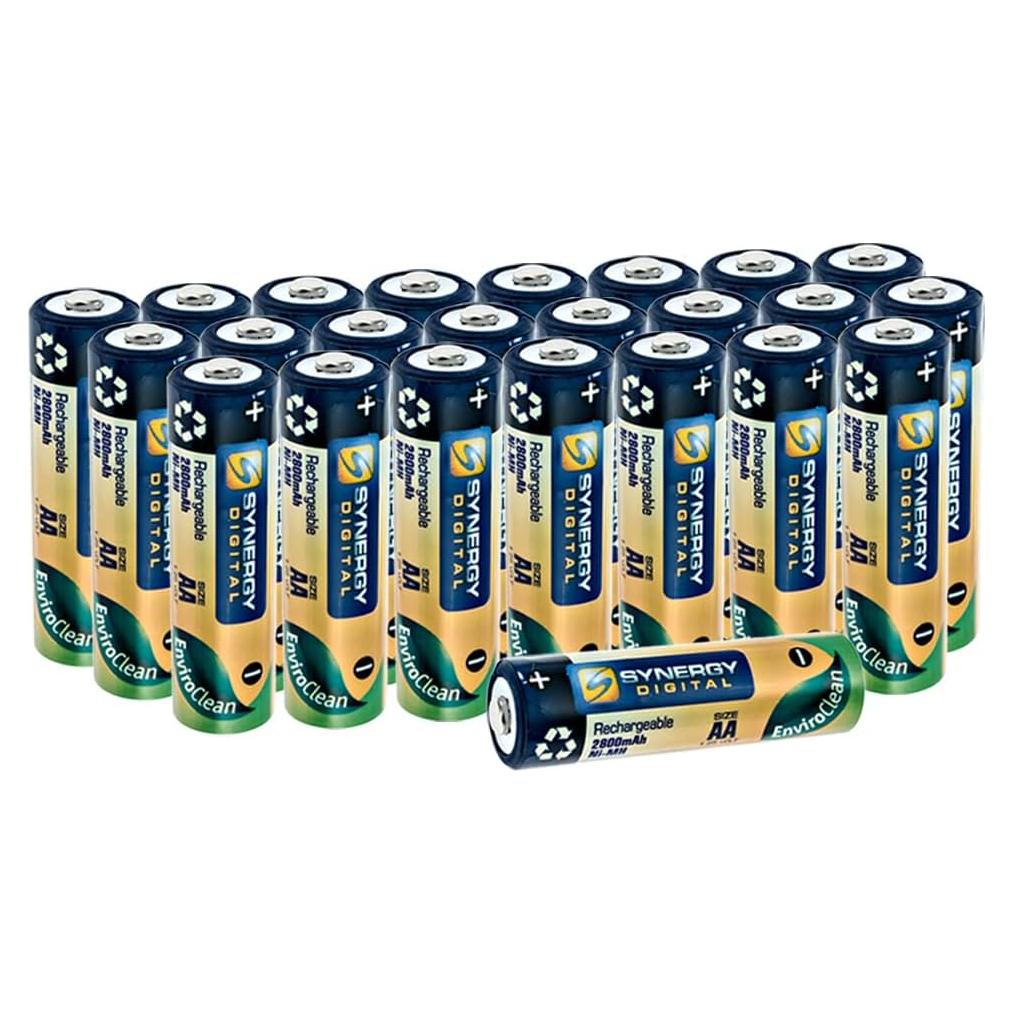 Baterías Recargables AA Synergy Digital 2800mAh Ni-MH 24 Unidades