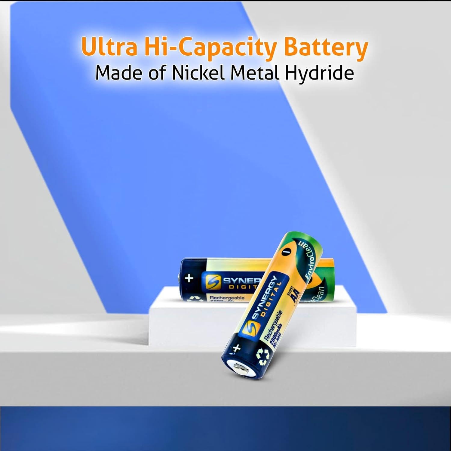 Baterías Recargables AA Synergy Digital 2800mAh Ni-MH 24 Unidades