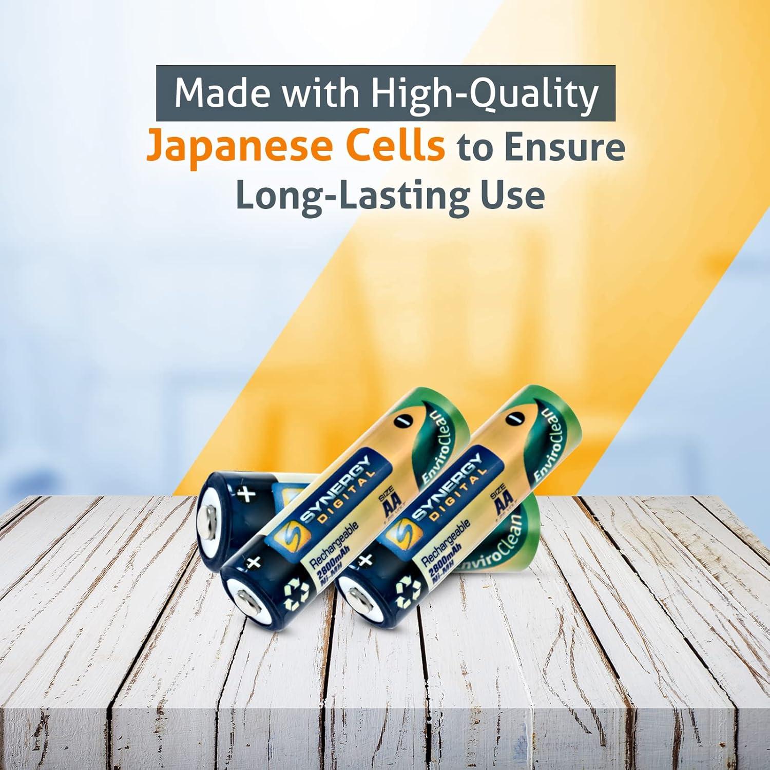 Baterías Recargables AA Synergy Digital 2800mAh Ni-MH 24 Unidades