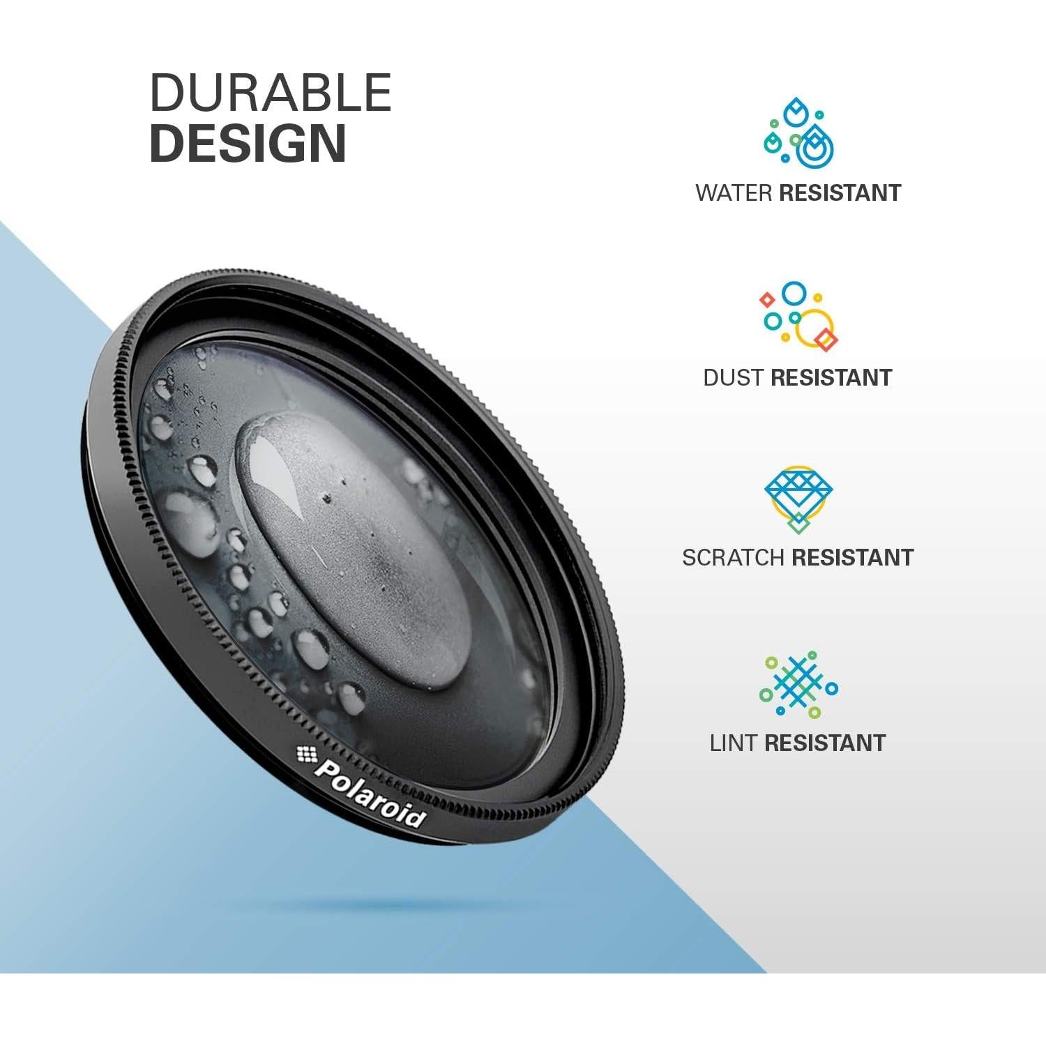 Filtro de Densidad Neutra Polaroid 40.5mm ND 0.6 para Lentes