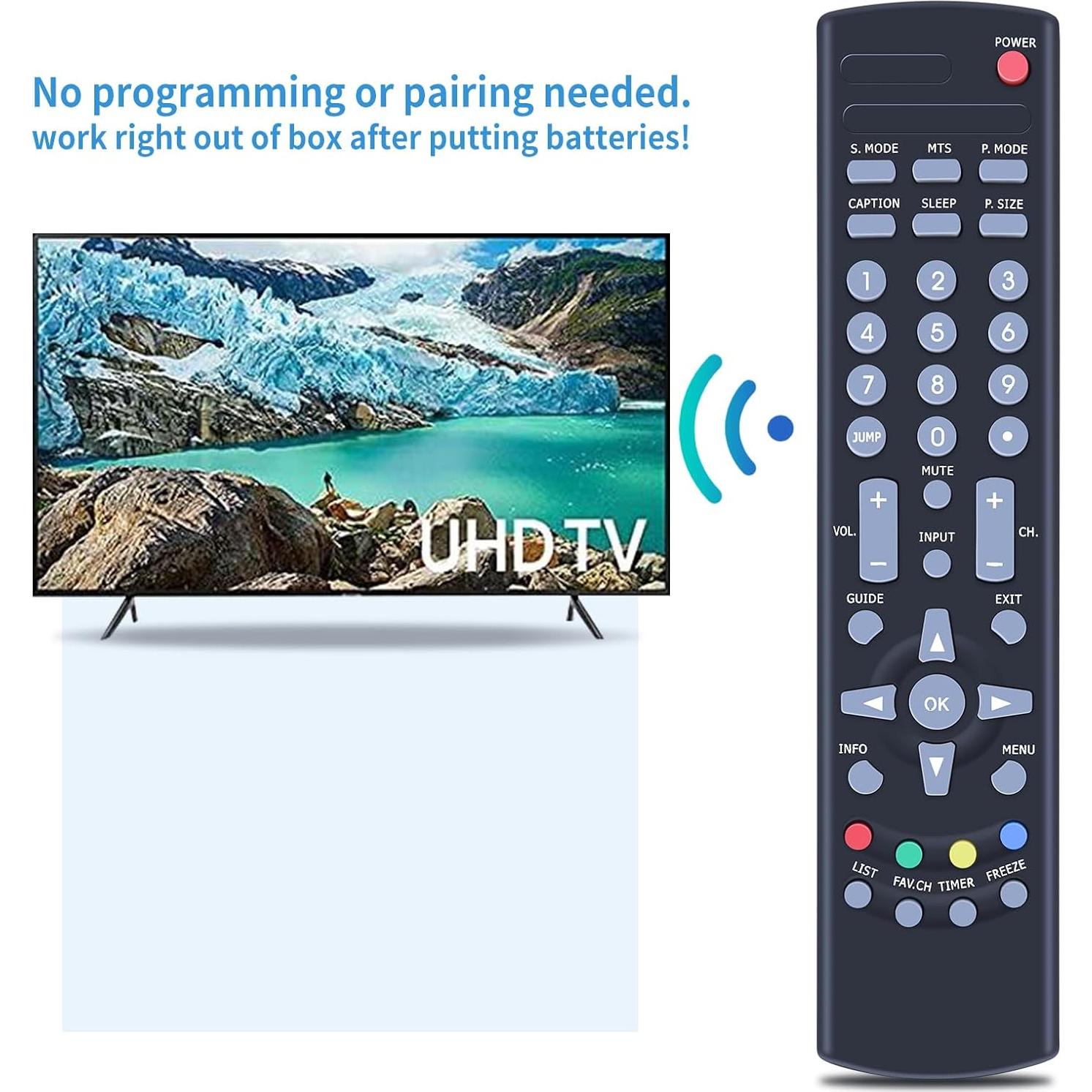 Control Remoto P4084 para Televisor LCD Polaroid 15.4"