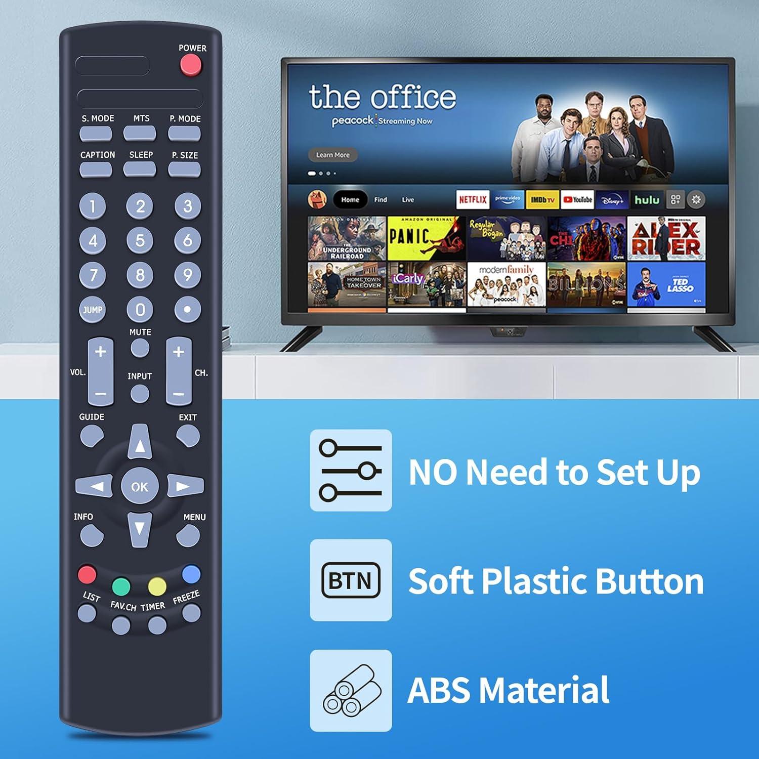 Control Remoto P4084 para Televisor LCD Polaroid 15.4"