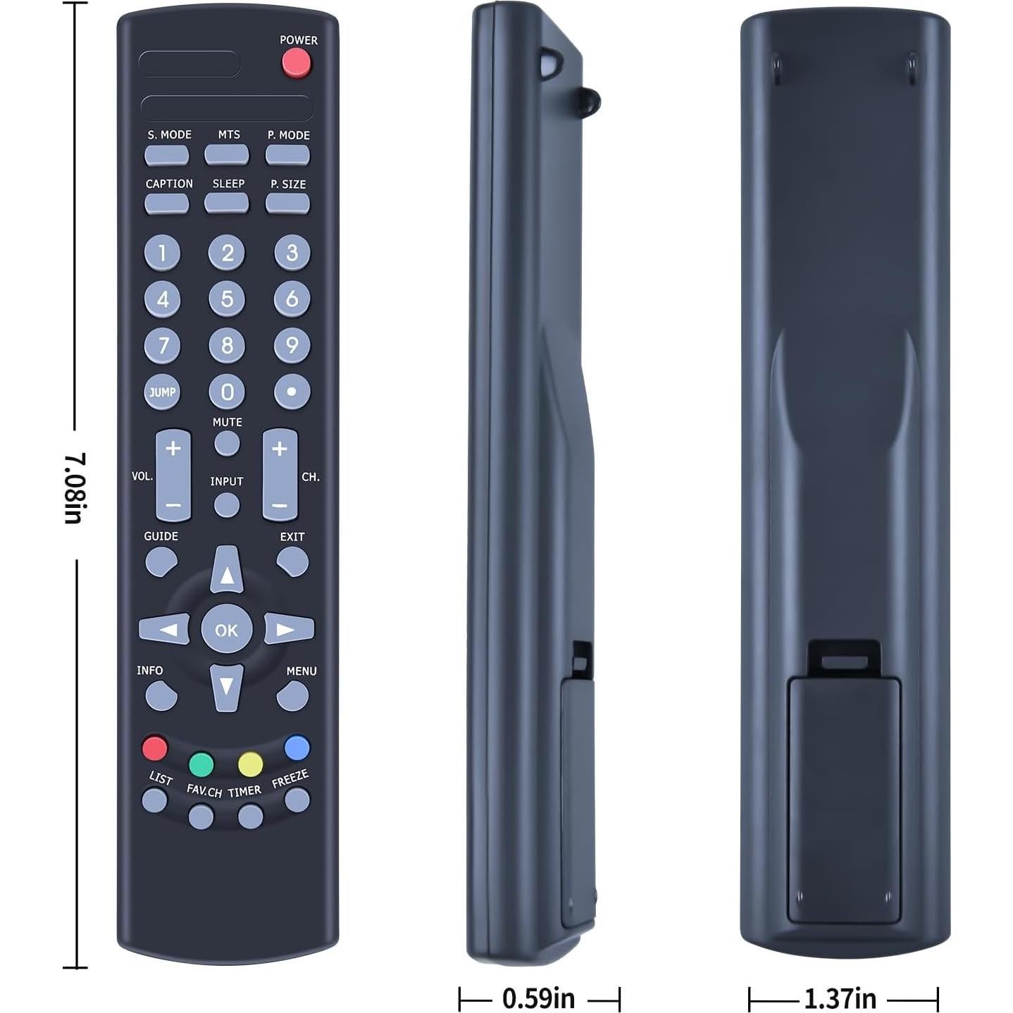 Control Remoto P4084 para Televisor LCD Polaroid 15.4"
