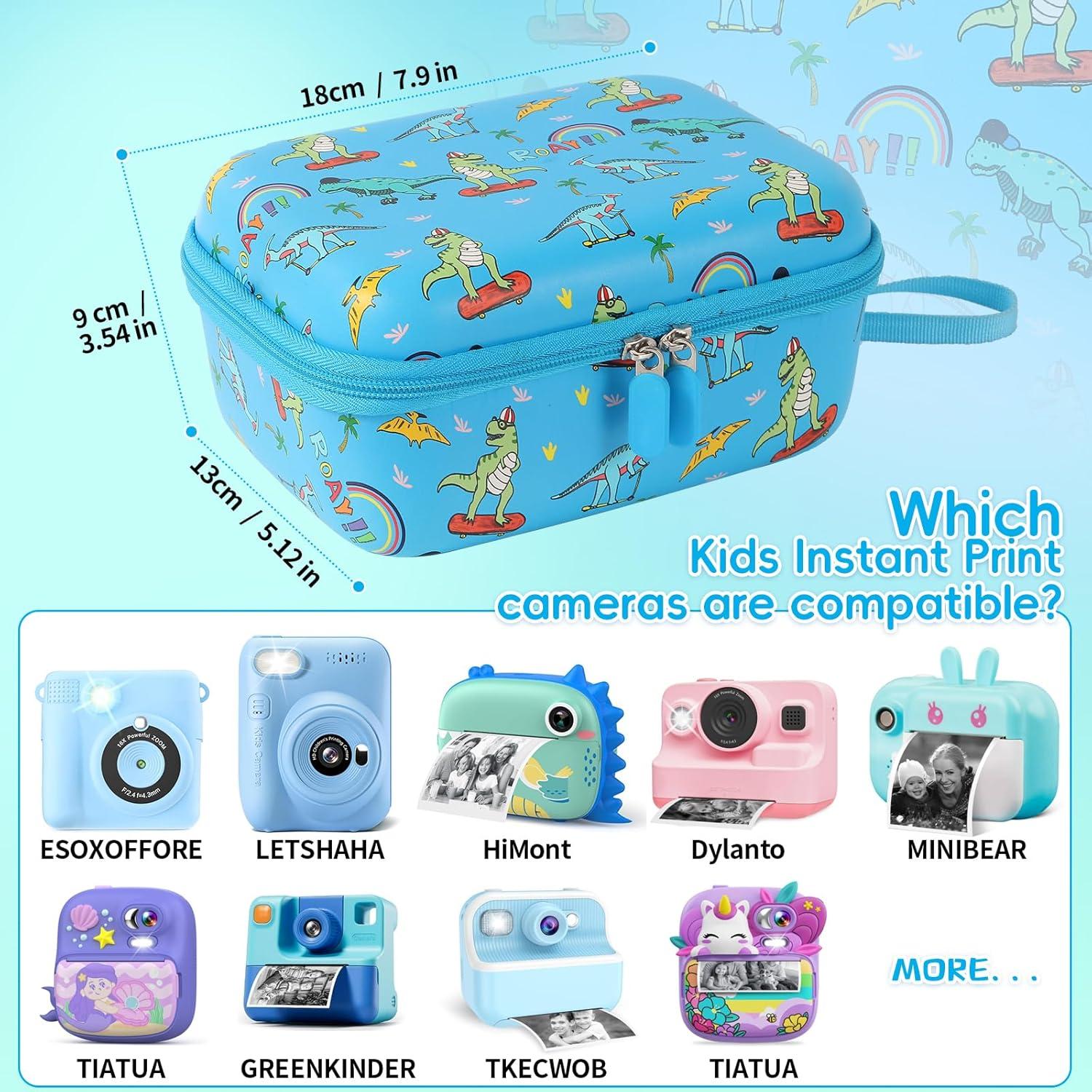 Funda de Cámara Instantánea Camaterlot para Niños Azul