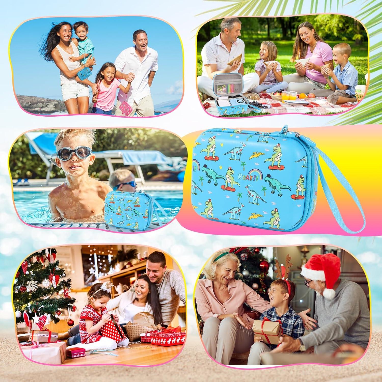 Funda de Cámara Instantánea Camaterlot para Niños Azul