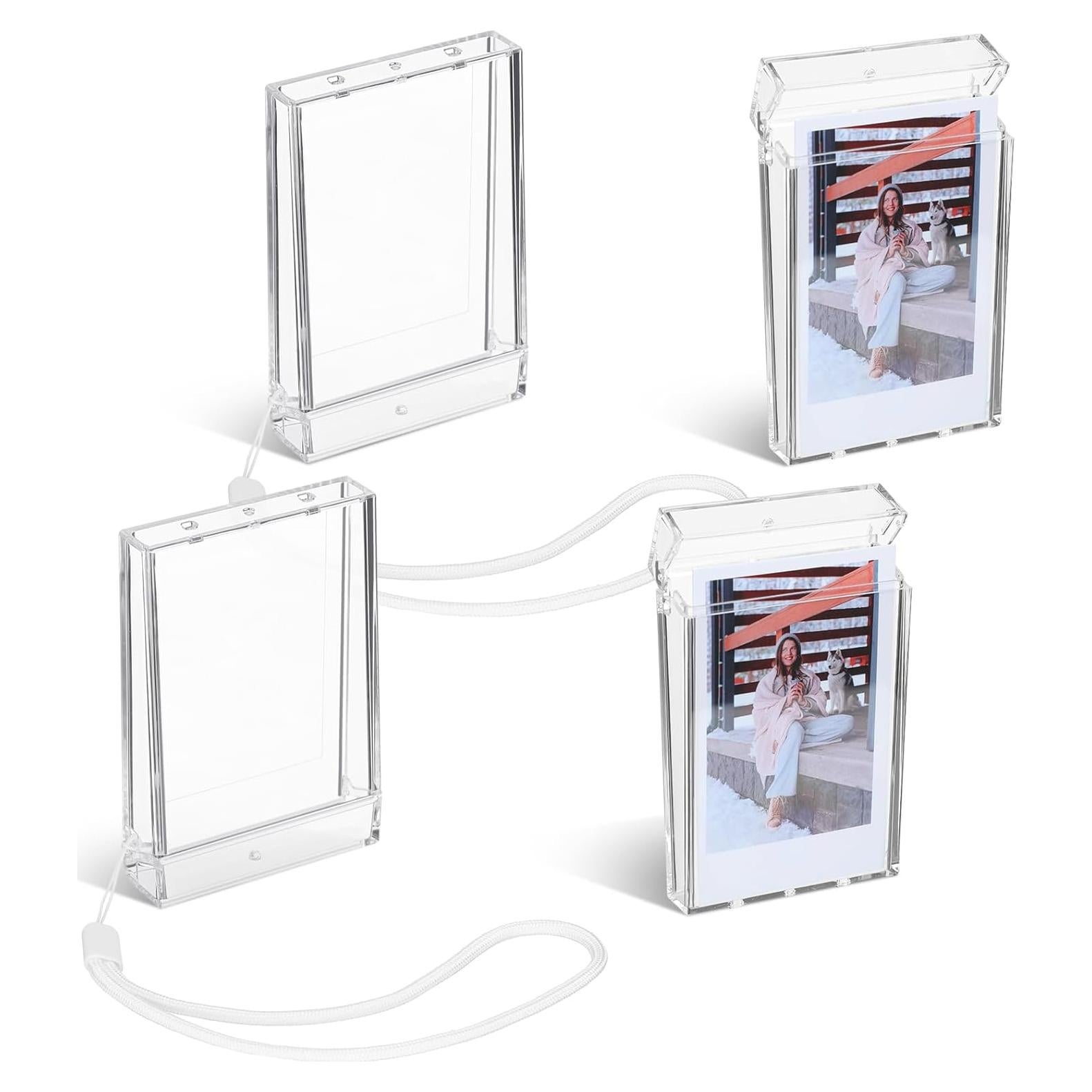 4 Cajas de Almacenamiento para Fotos Fujifilm Instax Mini 3"