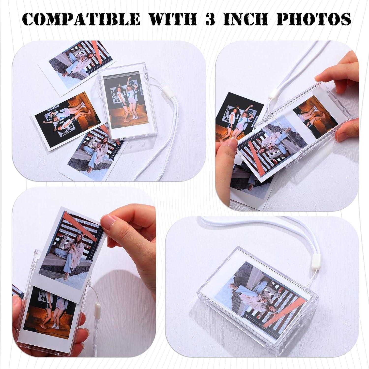 4 Cajas de Almacenamiento para Fotos Fujifilm Instax Mini 3"