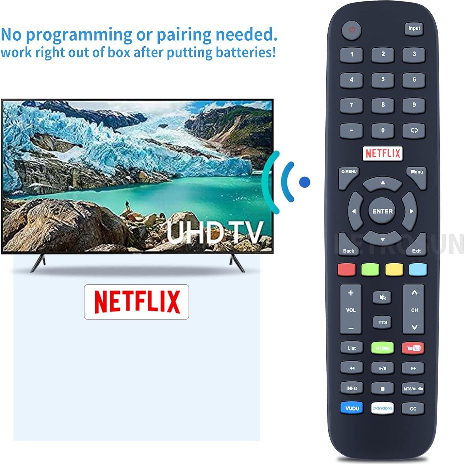 Control Remoto PZL New RM-C3327 para TV JVC y Polaroid