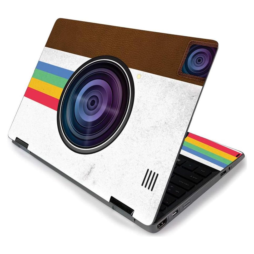 MightySkins Piel para HP Pavilion x360 11" (2019) - Polaroid Vintage