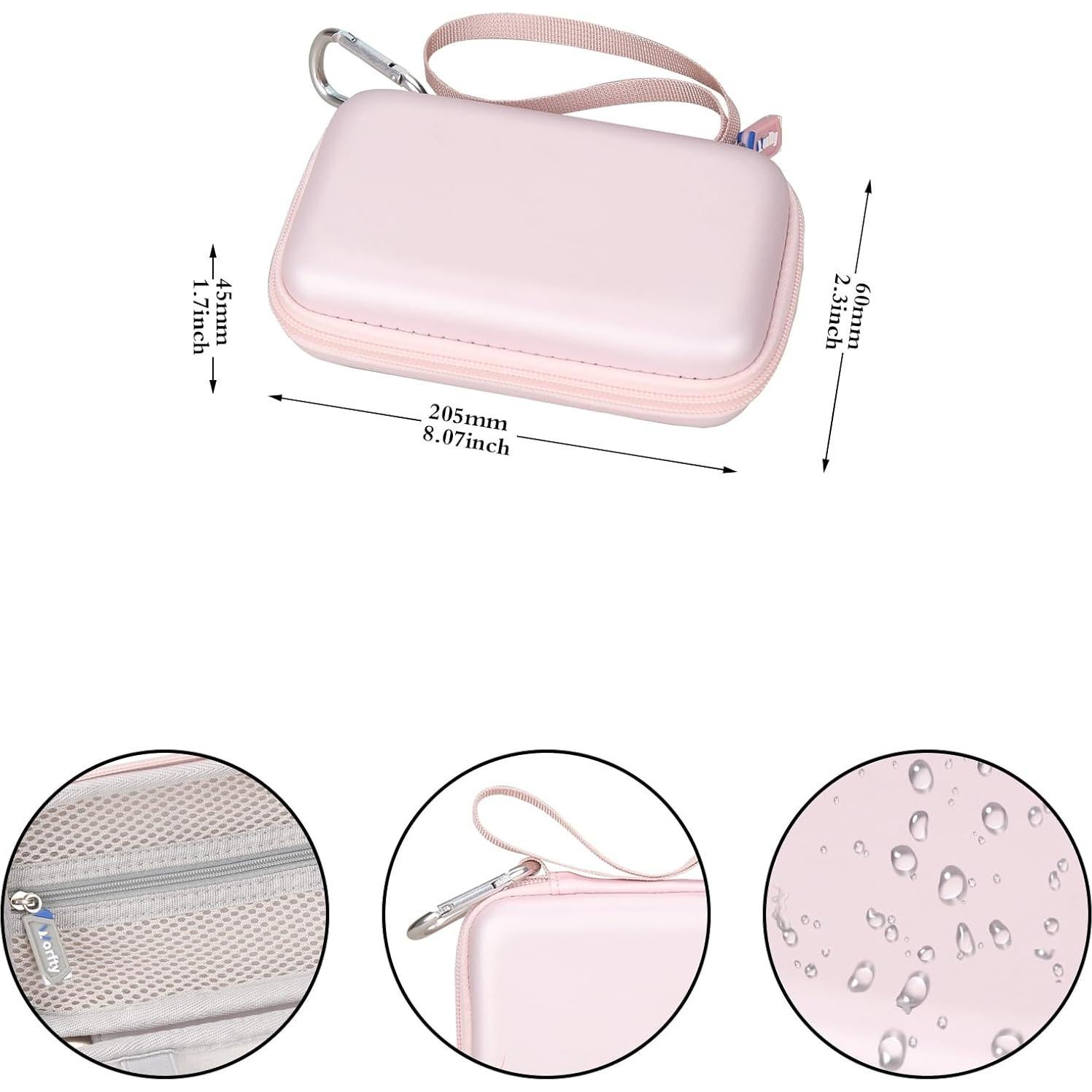 Funda Dura para Impresora Mini Canon Ivy 2 - Worfty Rosa Dorado