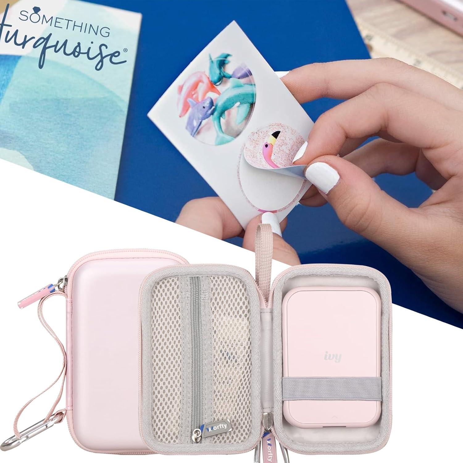 Funda Dura para Impresora Mini Canon Ivy 2 - Worfty Rosa Dorado