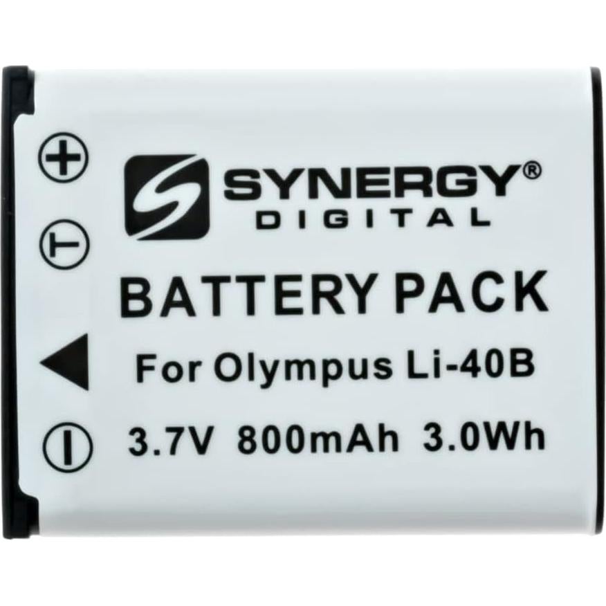 Baterías Recargables Synergy Digital para Olympus LI-40B - 3.7V 800mAh