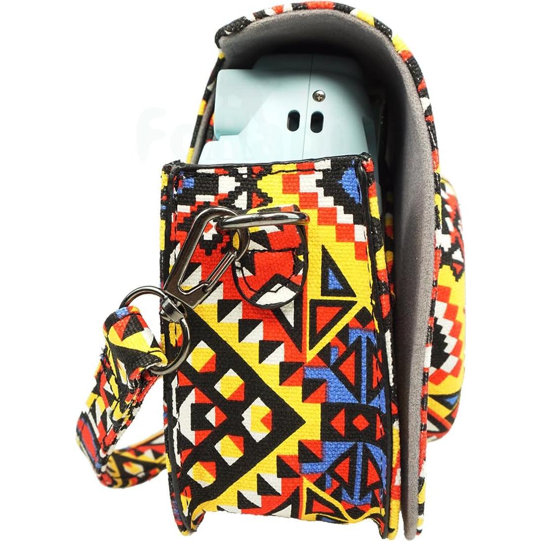 Bolsa de cámara PU cuero Fujifilm Instax Mini 9/8/8+ con correa