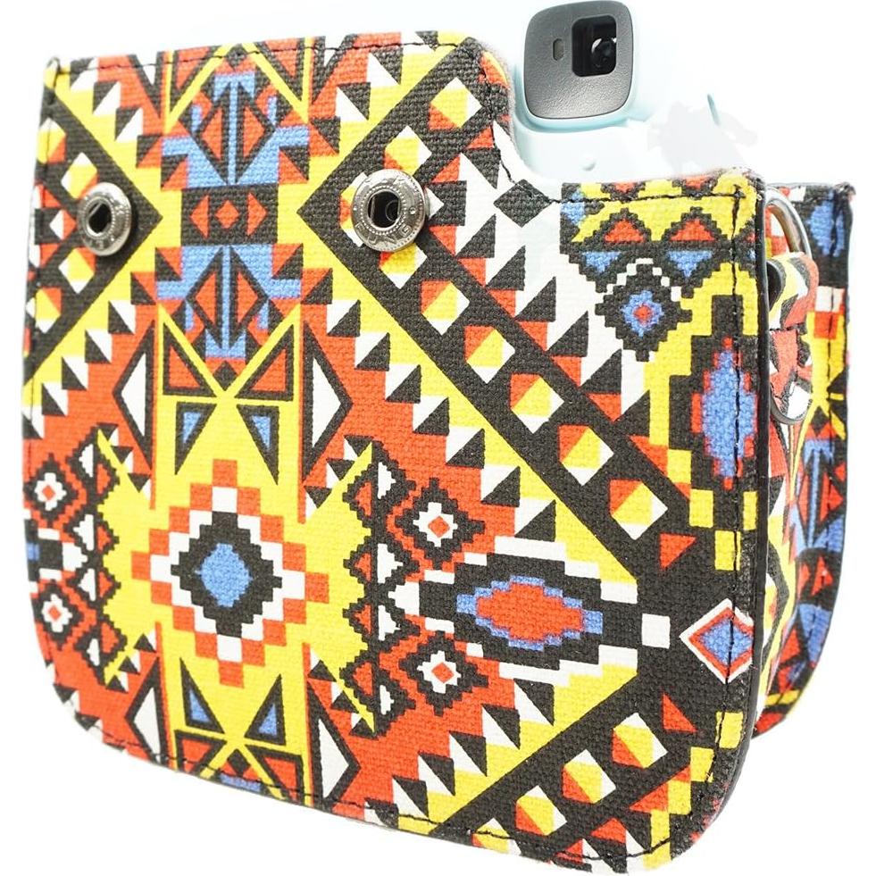 Bolsa de cámara PU cuero Fujifilm Instax Mini 9/8/8+ con correa