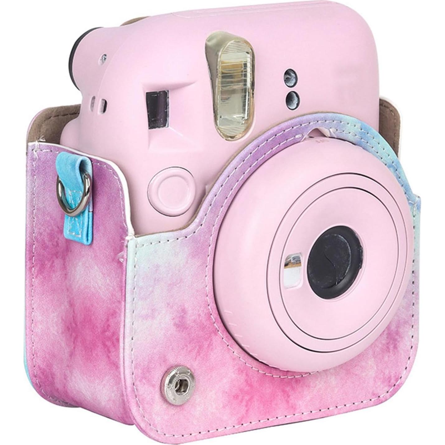 Funda Protectora para Cámara Instantánea Mini 12 Yosoo Azul Rosa