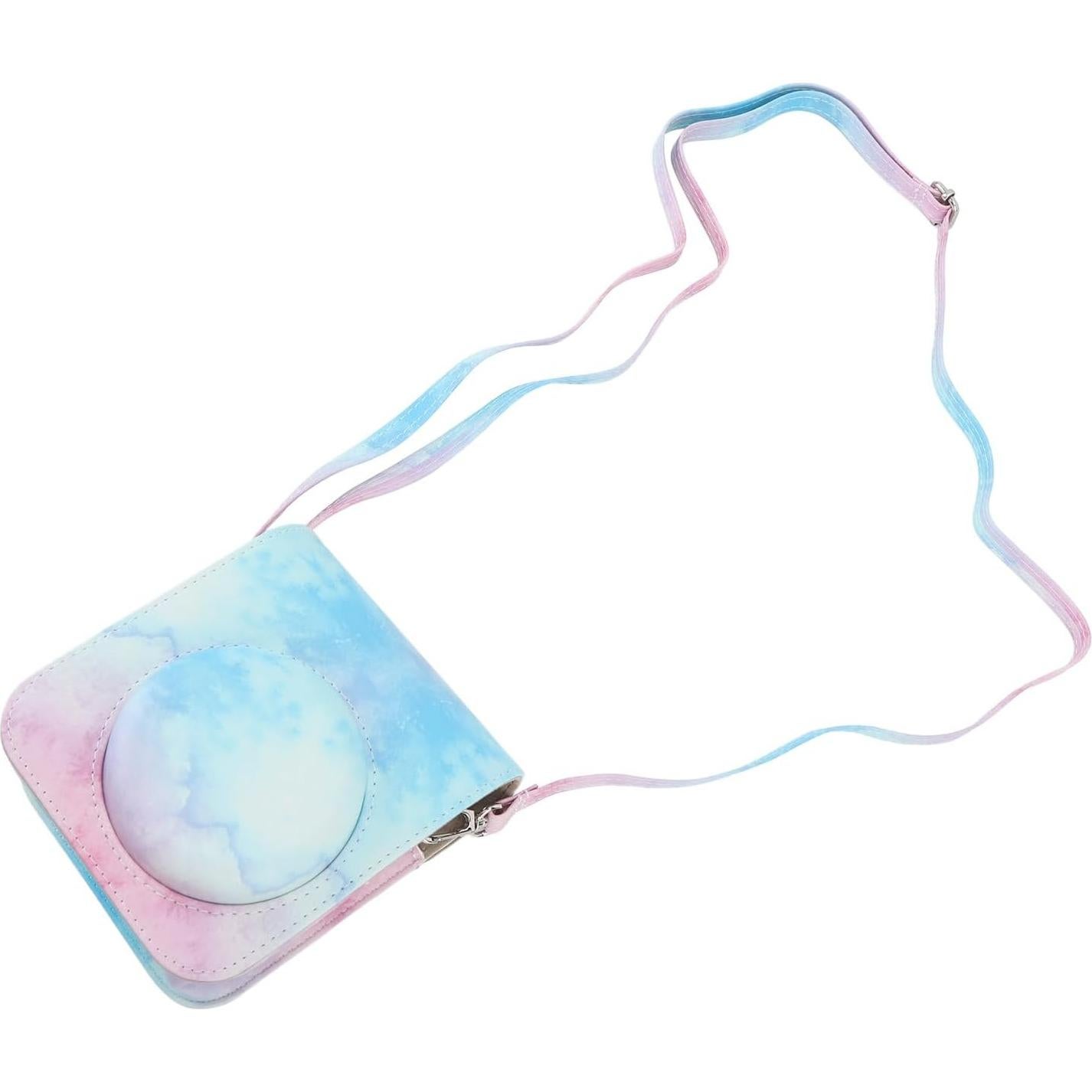 Funda Protectora para Cámara Instantánea Mini 12 Yosoo Azul Rosa